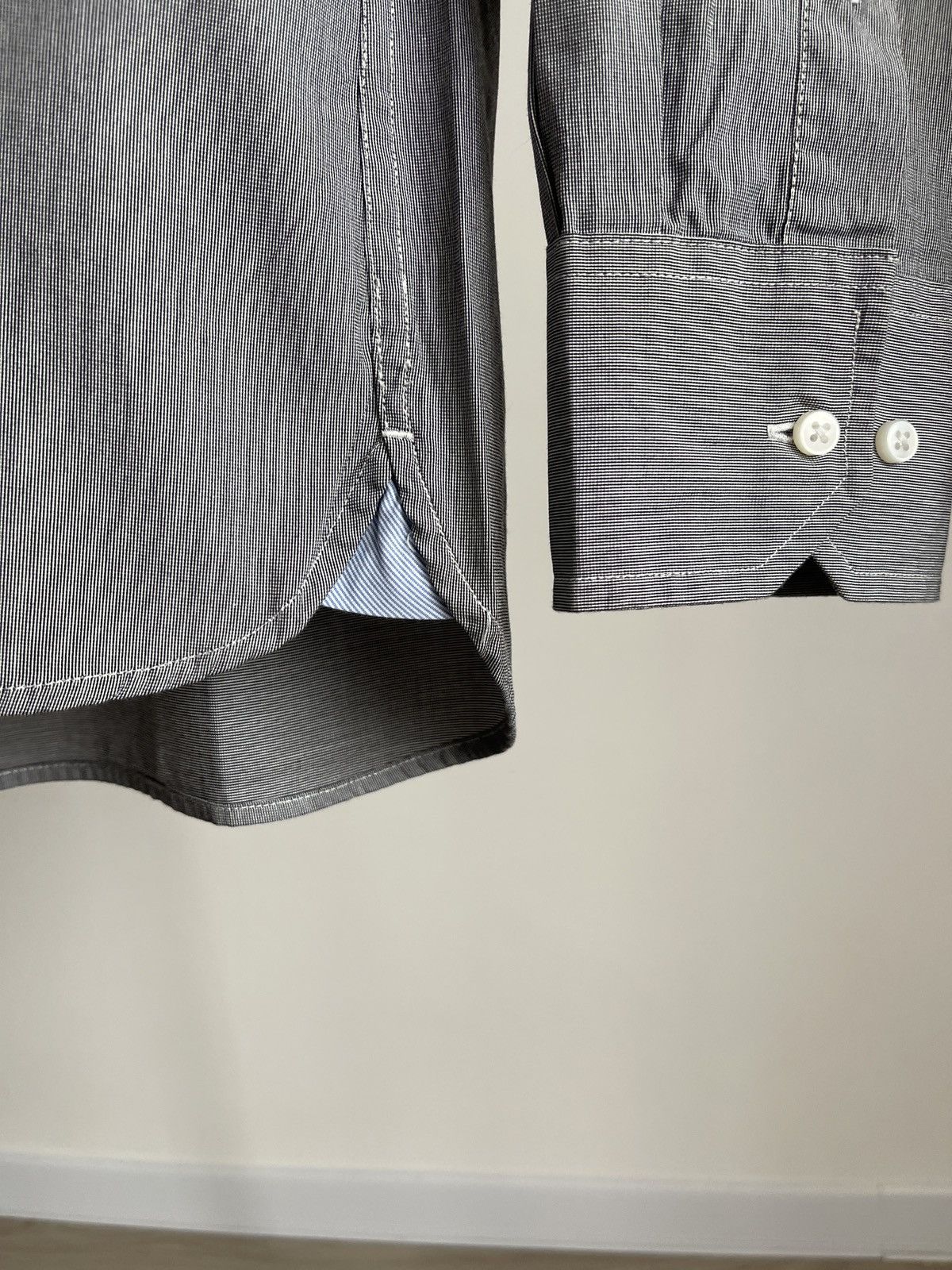 Tommy Hilfiger Tommy Hilfiger Micro-Gingham Custom Fit Shirt L-XL Size US L / EU 52-54 / 3 - 3 Thumbnail
