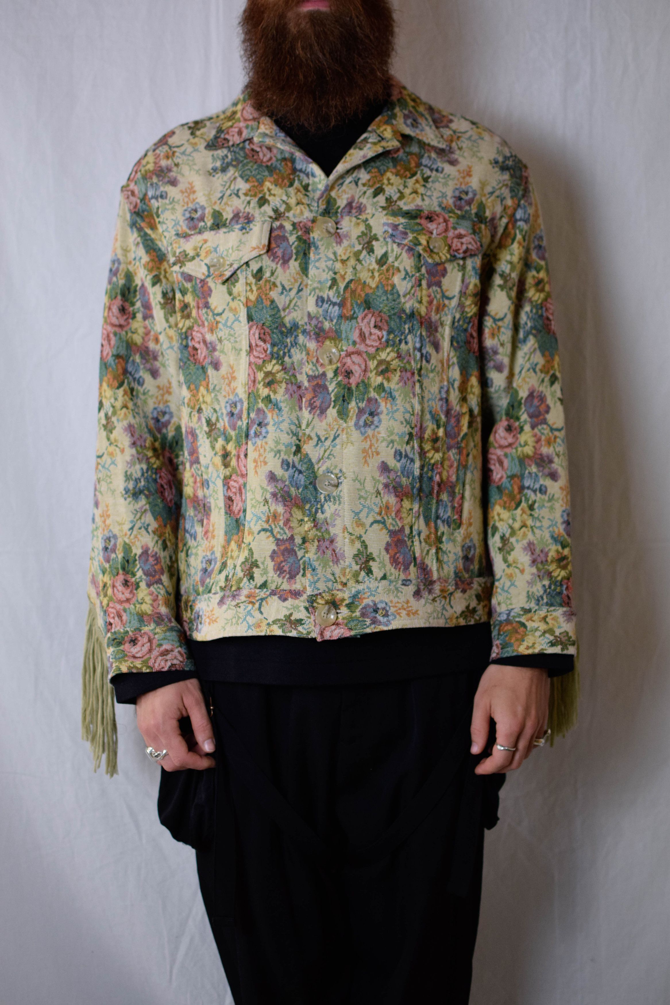 Song For The Mute SftM 24.1 Fringe Jacket - MJK095_JQRDYLW Size US L / EU 52-54 / 3 - 4 Thumbnail
