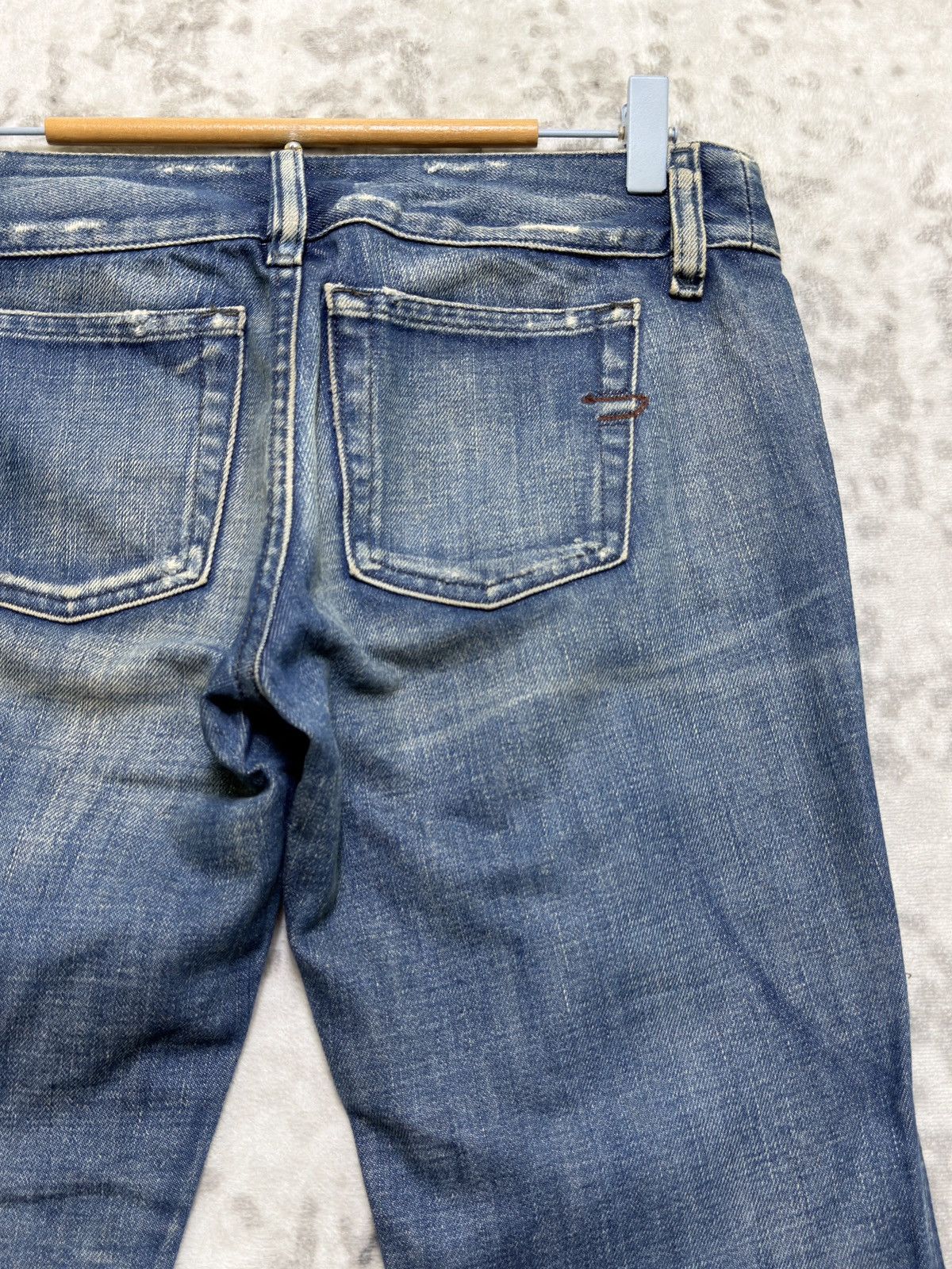 Diesel Diesel Bootcut Y2K Low Rise Distressed Light Wash Denim Size US 28 / EU 44 - 12 Thumbnail