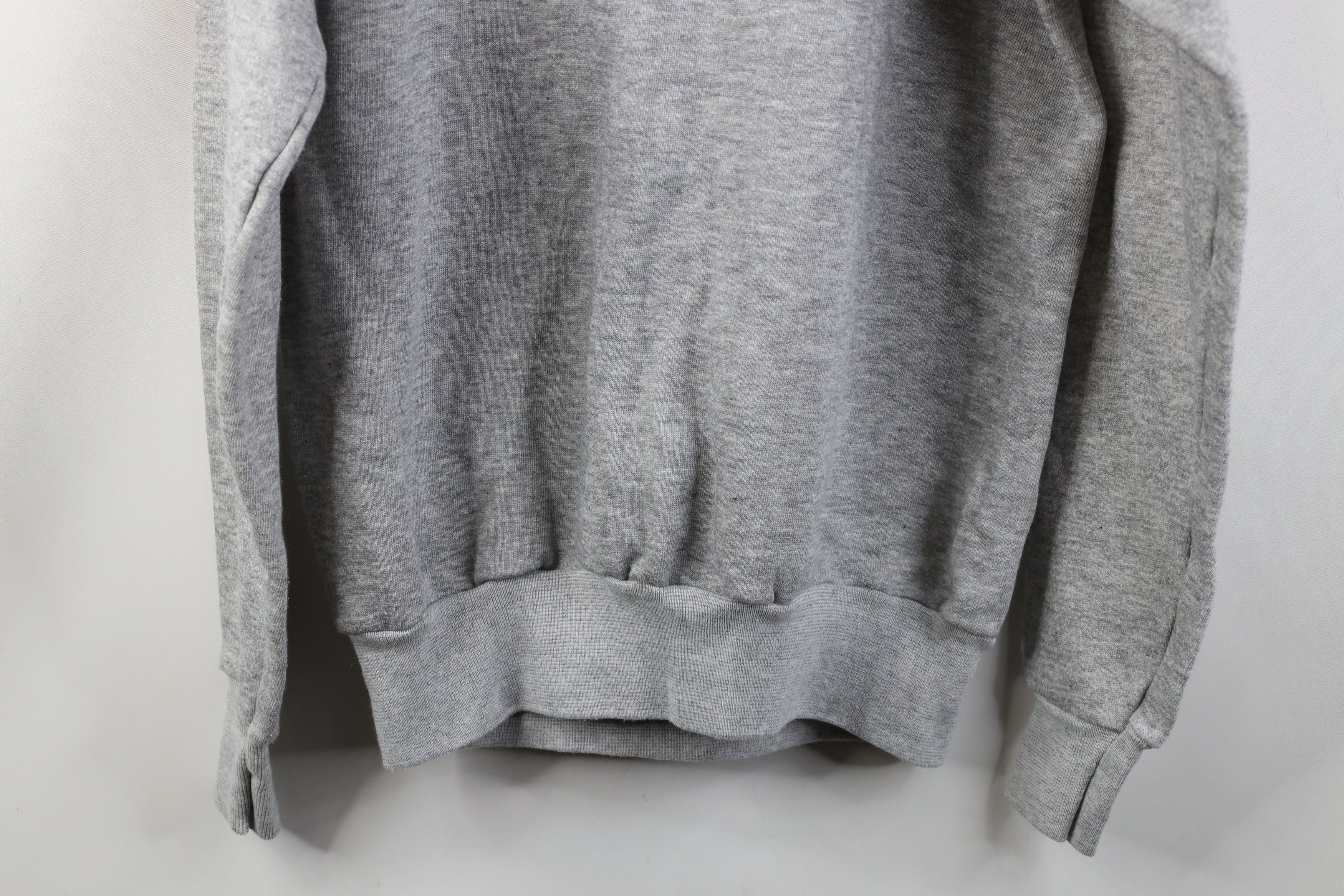 Vintage Vintage 70s Streetwear Crewneck Sweatshirt Heather Gray USA Size US XL / EU 56 / 4 - 12 Thumbnail