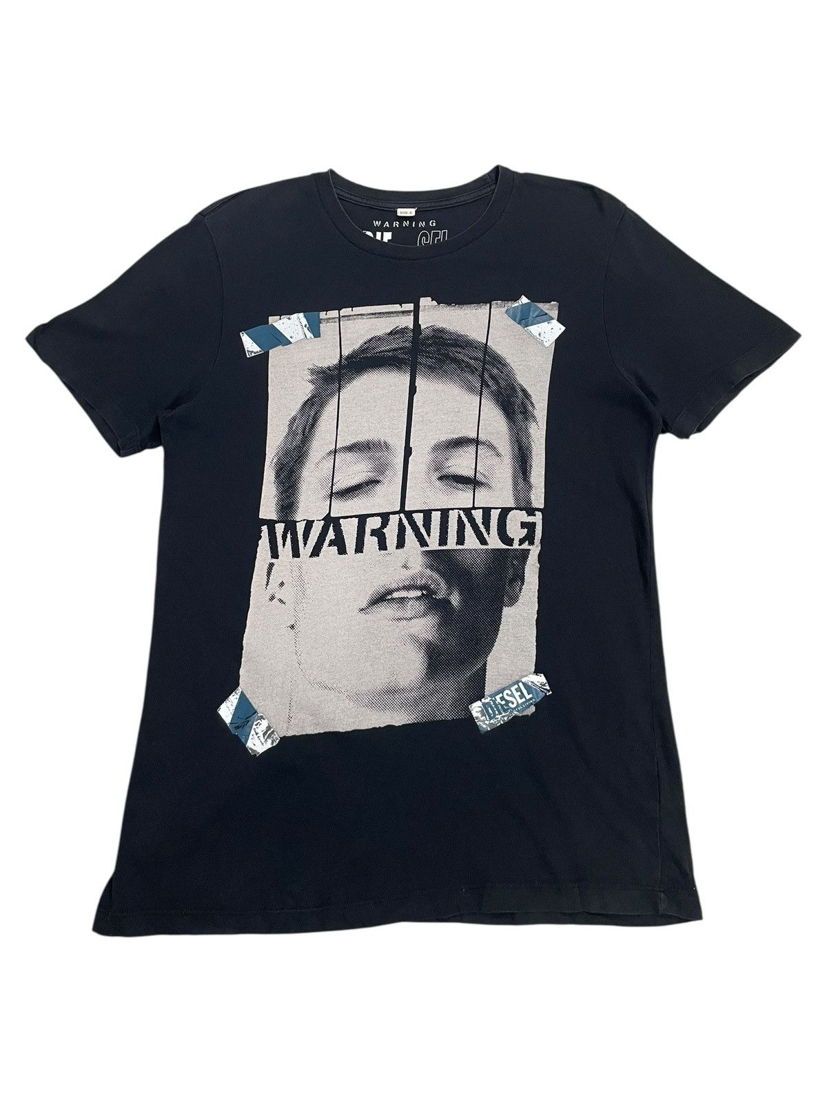 Designer Diesel Warning Man Of Successful Living Potrait Size US S / EU 44-46 / 1 - 1 Thumbnail