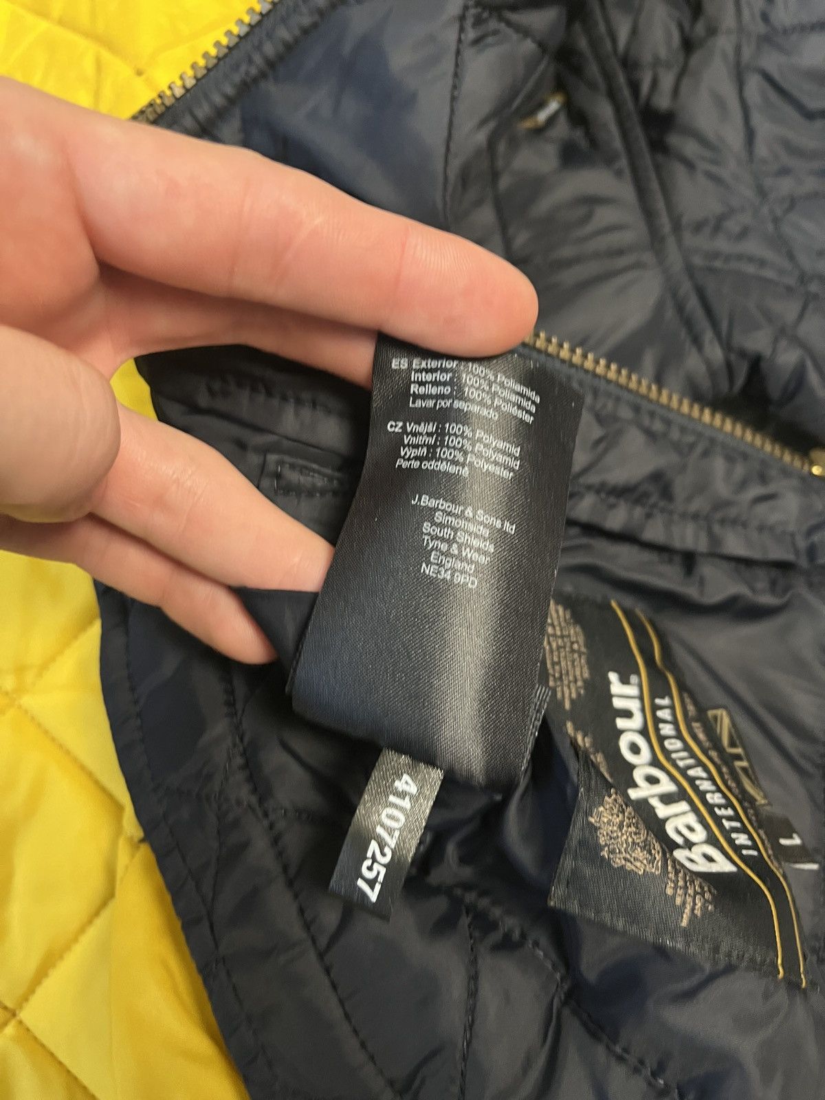 Barbour Barbour International Axle Quilted Jacket Size US L / EU 52-54 / 3 - 11 Thumbnail