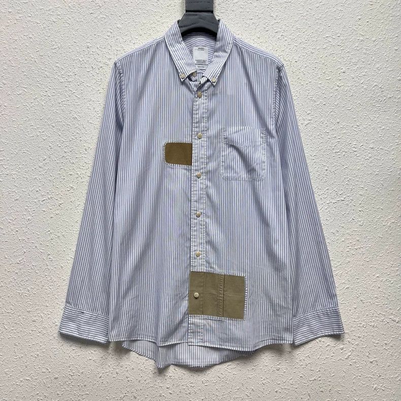 visvim Striped Patch Shirt 2506-Nextarrow