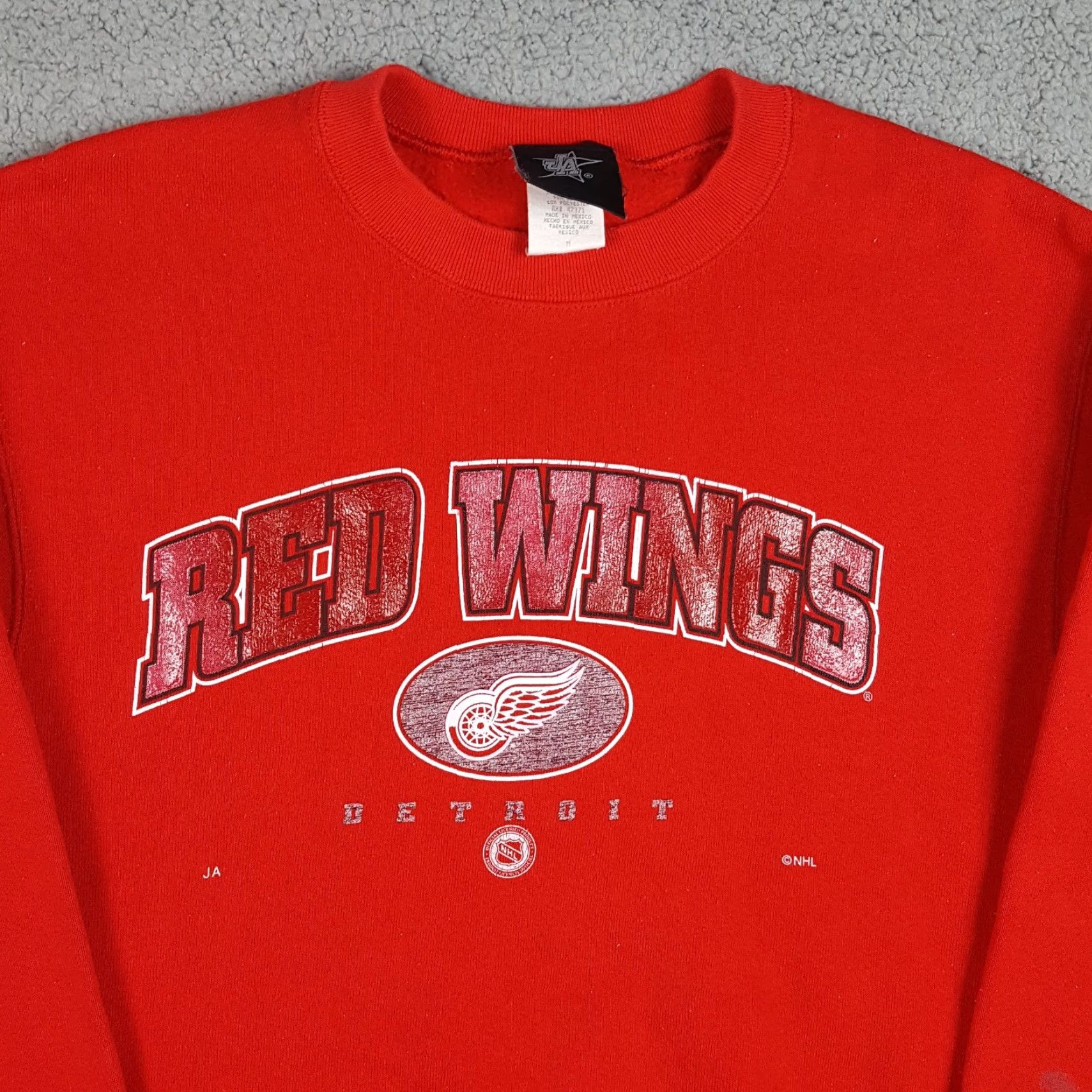 Vintage VINTAGE 90s Detroit Red Wings Ice Hockey Men's Medium NHL Pullover Crewneck Sweatshirt Size US M / EU 48-50 / 2 - 2 Thumbnail