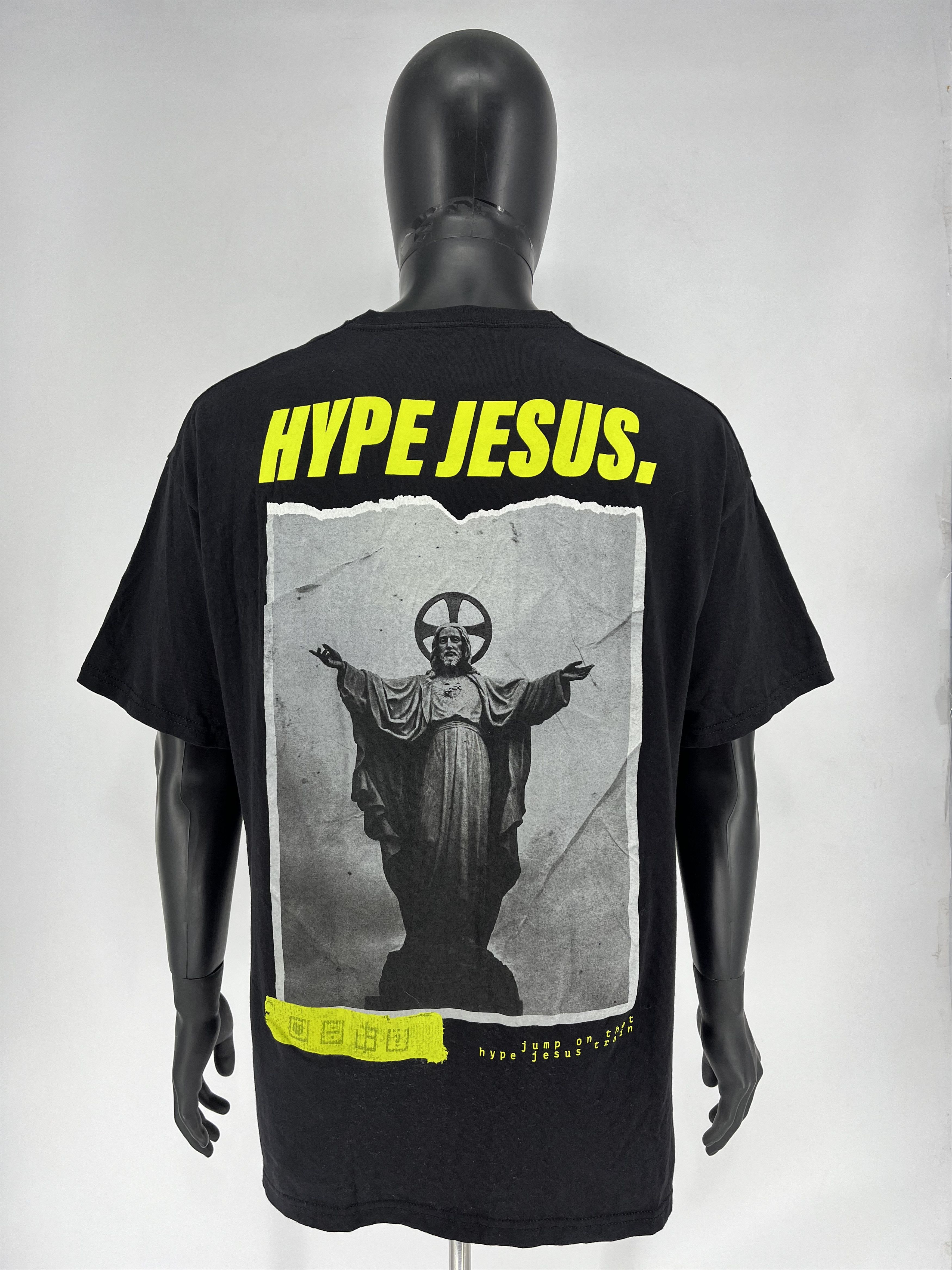 Vintage Hype Jesus Organic T-Shirt Streetwear Style Size US L / EU 52-54 / 3 - 2 Thumbnail