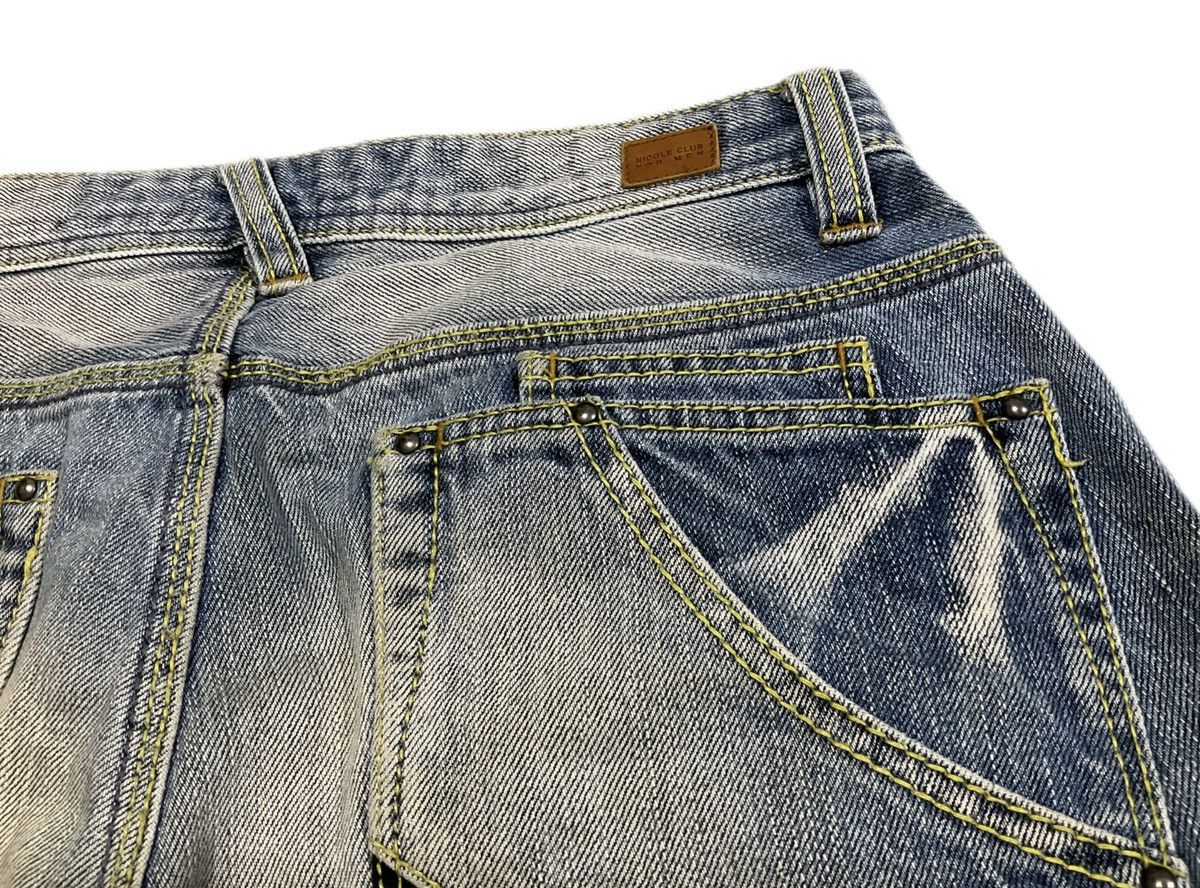 If Six Was Nine 🔥Sick Y2K Nicole Club For Men Flared Denim UK Flag Size US 30 / EU 46 - 13 Thumbnail