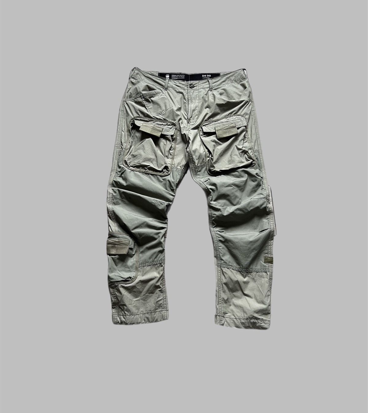 G-Star × Japanese Brand Flare G-star Multipocket Style Pants Military 34/30 Size US 34 / EU 50 - 1 Thumbnail