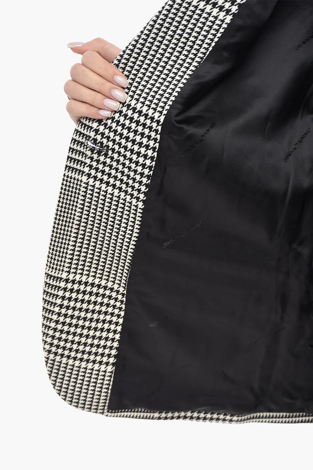 Off-White og1mm0426 Formal Blazer in White & Black Size S / US 4 / IT 40 - 5 Thumbnail