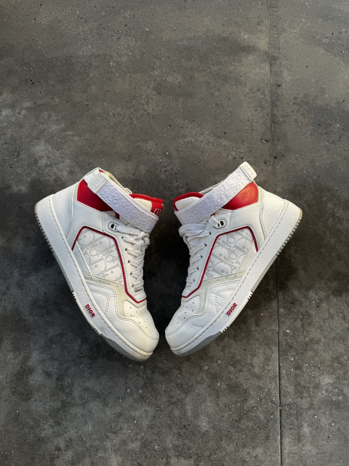 Dior CHRISTIAN DIOR B27 hi-top sneakers designer rare oblique Size US 9.5 / EU 42-43 - 1 Thumbnail