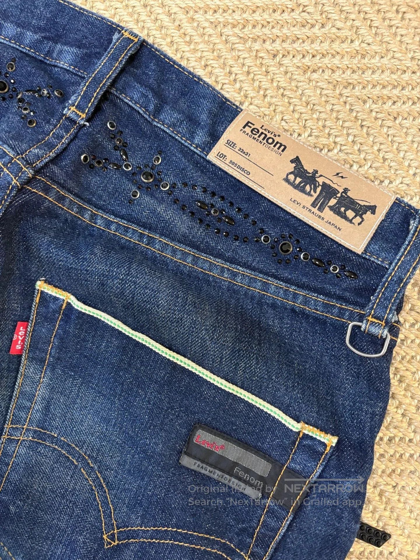 Levi's Levi's Fenom Disco Black Diamond Jeans. Size US 32 / EU 48 - 3 Thumbnail