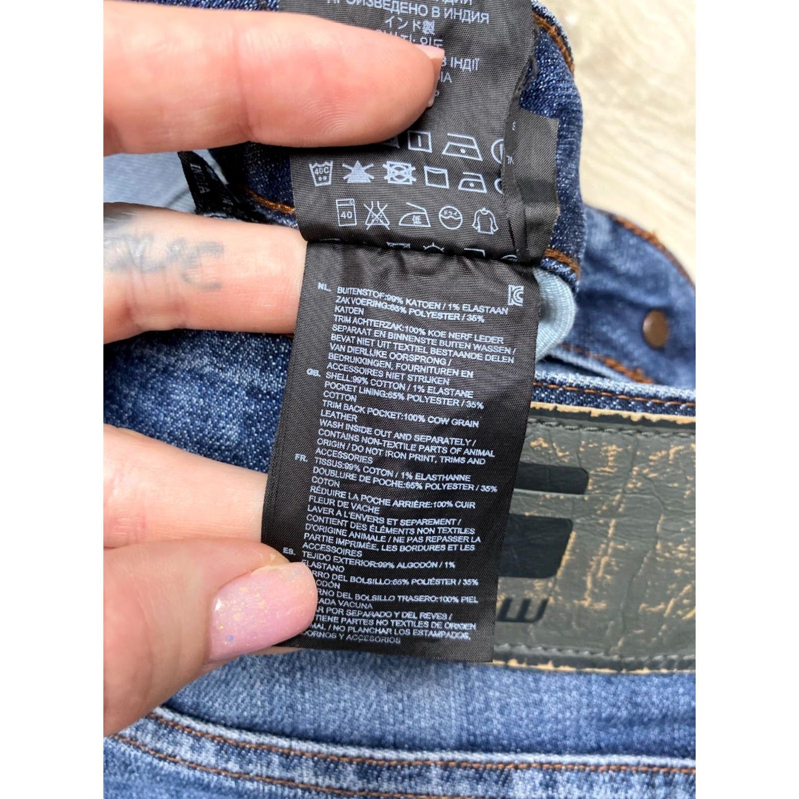 G-Star G Star Raw Jeans Denim Pants Attacc Straight Mens Size 34 Blue Regular Fit Vintage No N/A Size US 34 / EU 50 - 4 Thumbnail