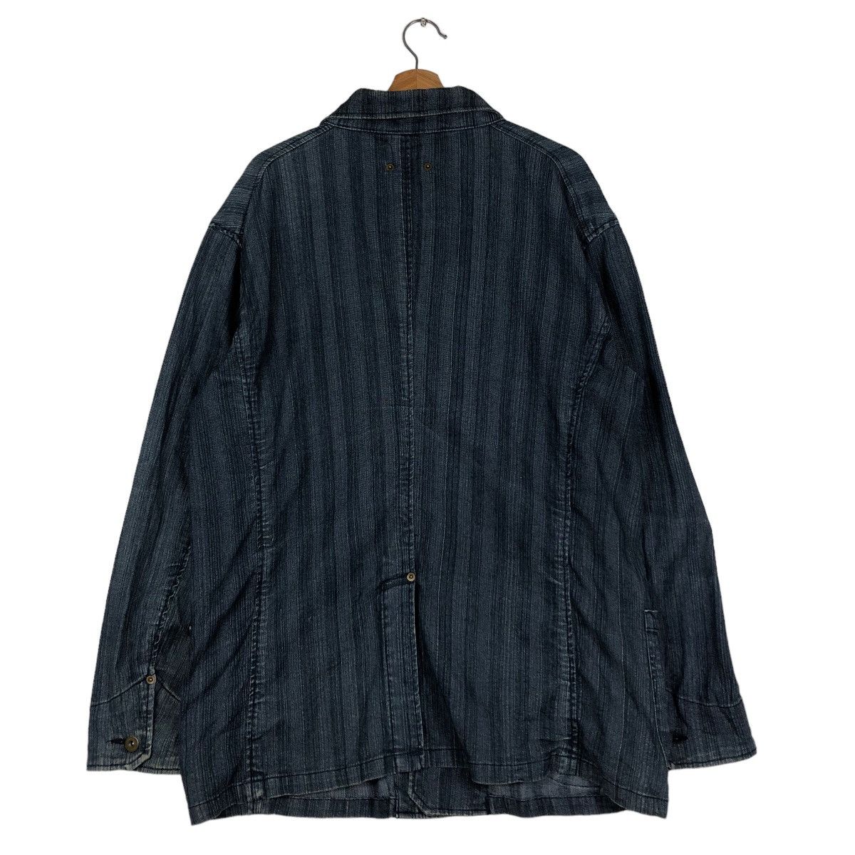 Issey Miyake 🔥Vintage Hickory Chore Jacket Fissare Homme Japan Made Size US L / EU 52-54 / 3 - 8 Thumbnail