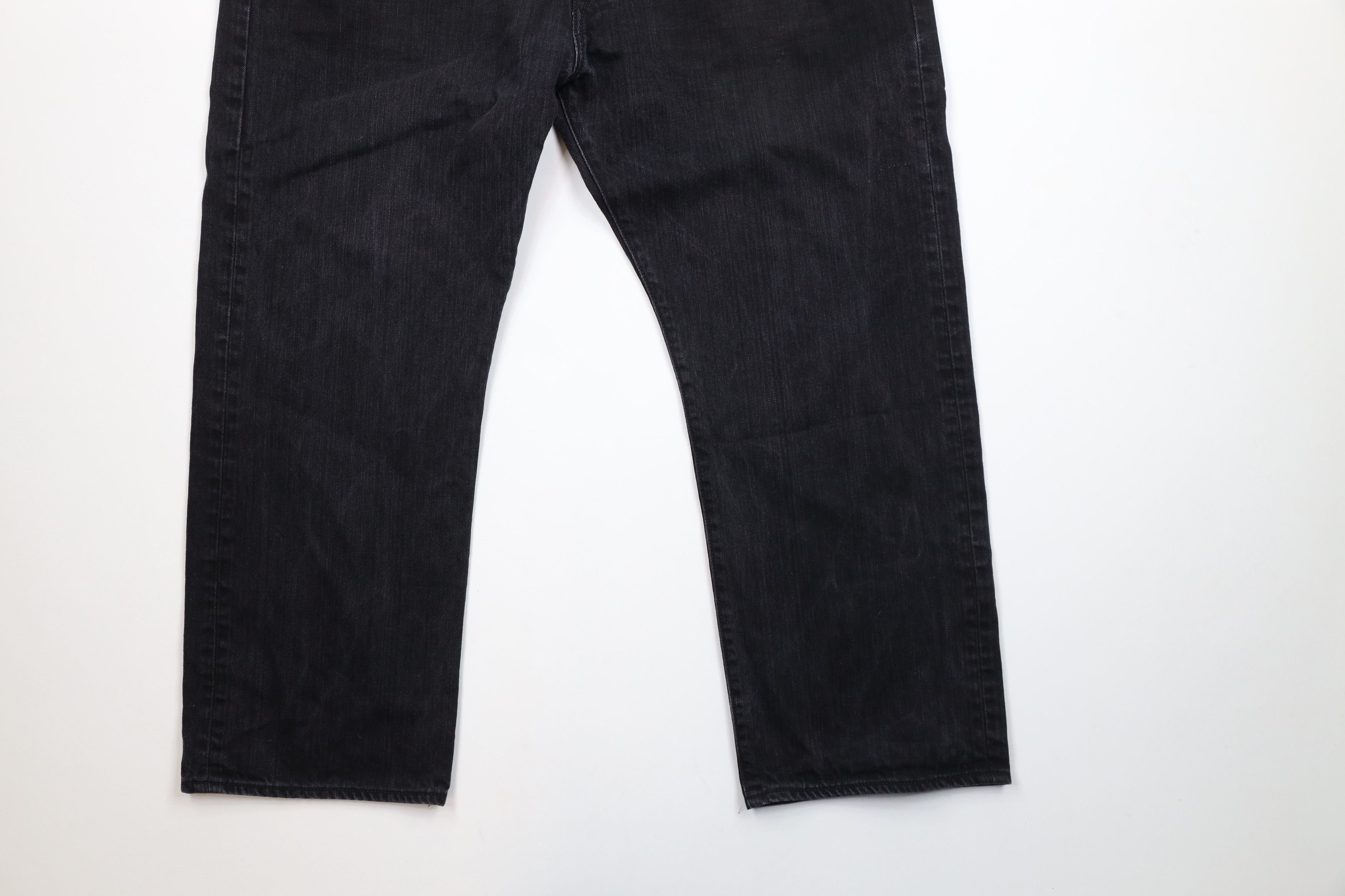 Levi's × Vintage Vintage Y2K Levis 501xx Fly Original Fit Denim Jeans Black Size US 44 / EU 60 - 4 Thumbnail