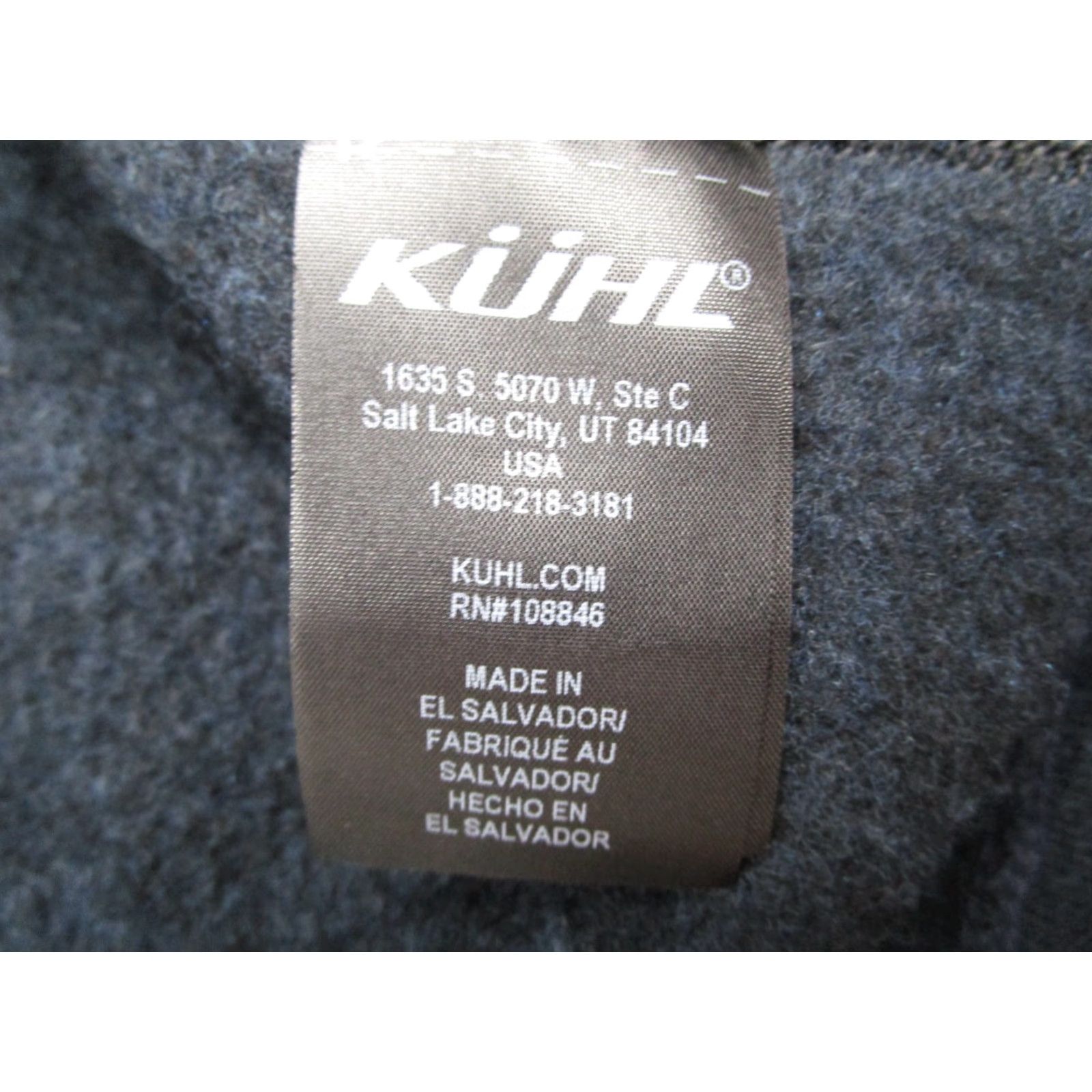 Vintage Kuhl Sweater Mens Small Blue Revel Fleece 1/4 Zip Pullover Performance Travel Size US S / EU 44-46 / 1 - 3 Thumbnail