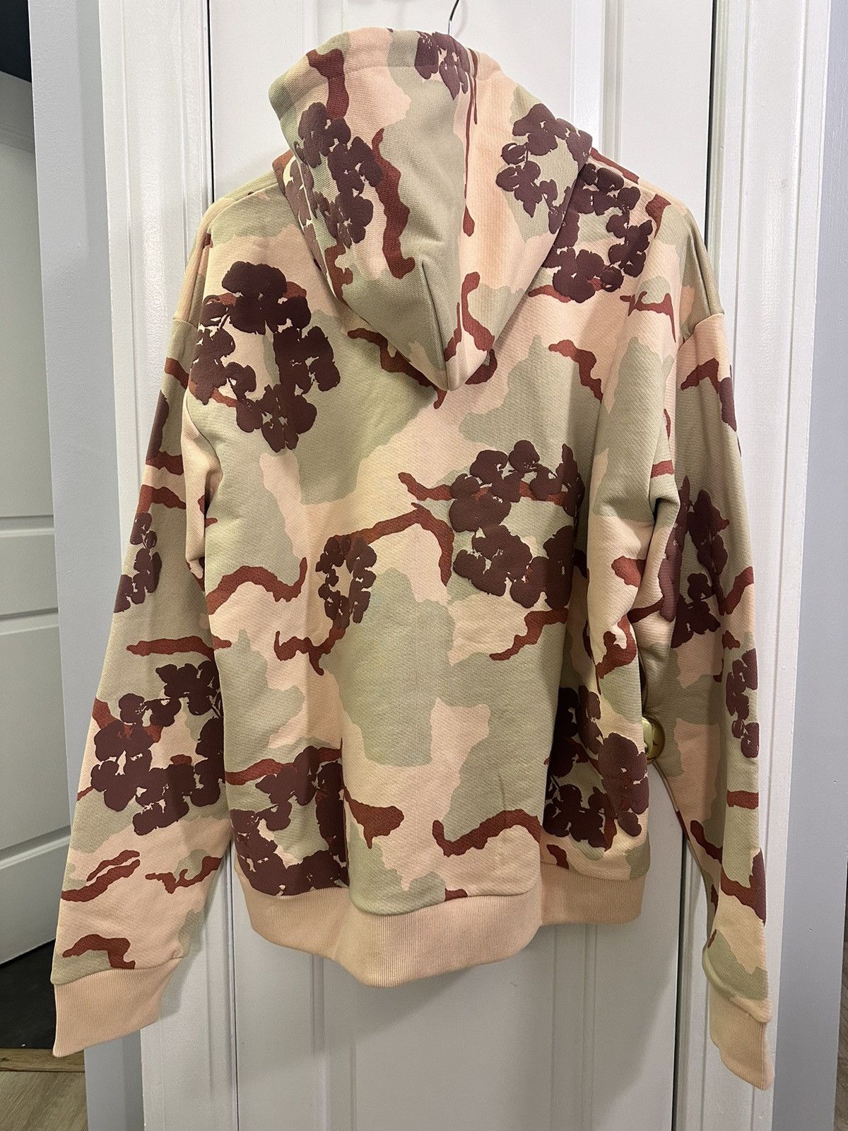 Denim Tears The Cotton Wreath Zip Sweatshirt White Camo