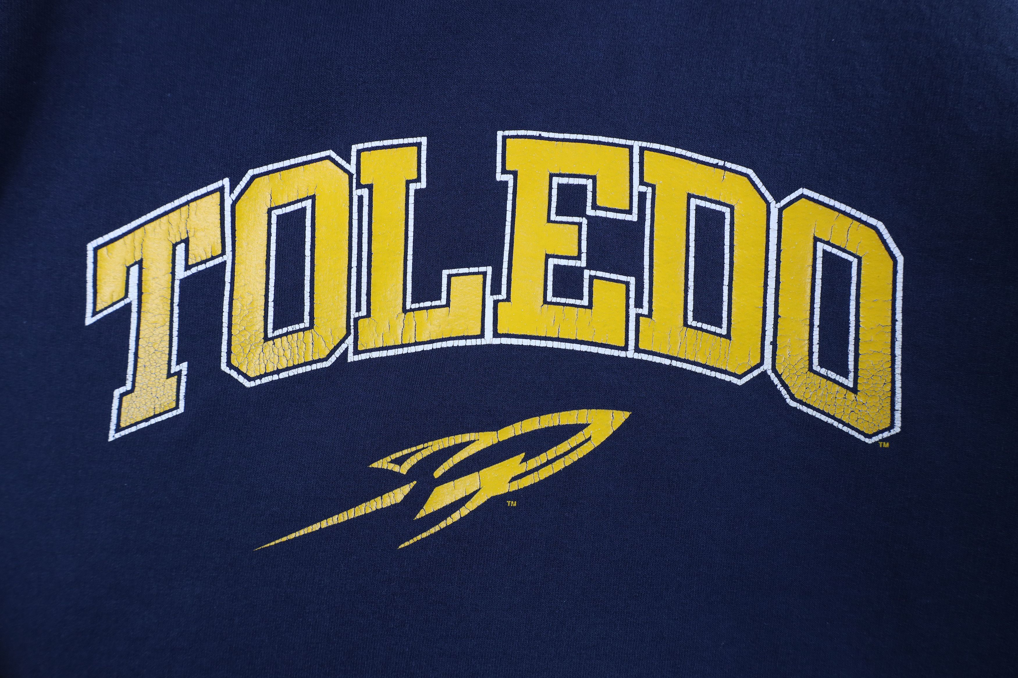 Vintage Vintage 90s Y2K Spell University of Toledo Rockets Hoodie Size US L / EU 52-54 / 3 - 4 Thumbnail