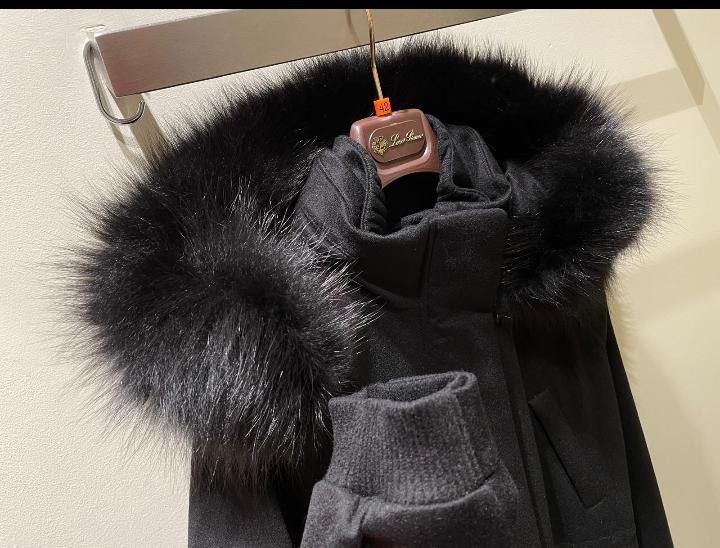 Loro Piana o1srvl11e0526 Icery Long Coat in Grey Size M / US 6-8 / IT 42-44 - 4 Thumbnail