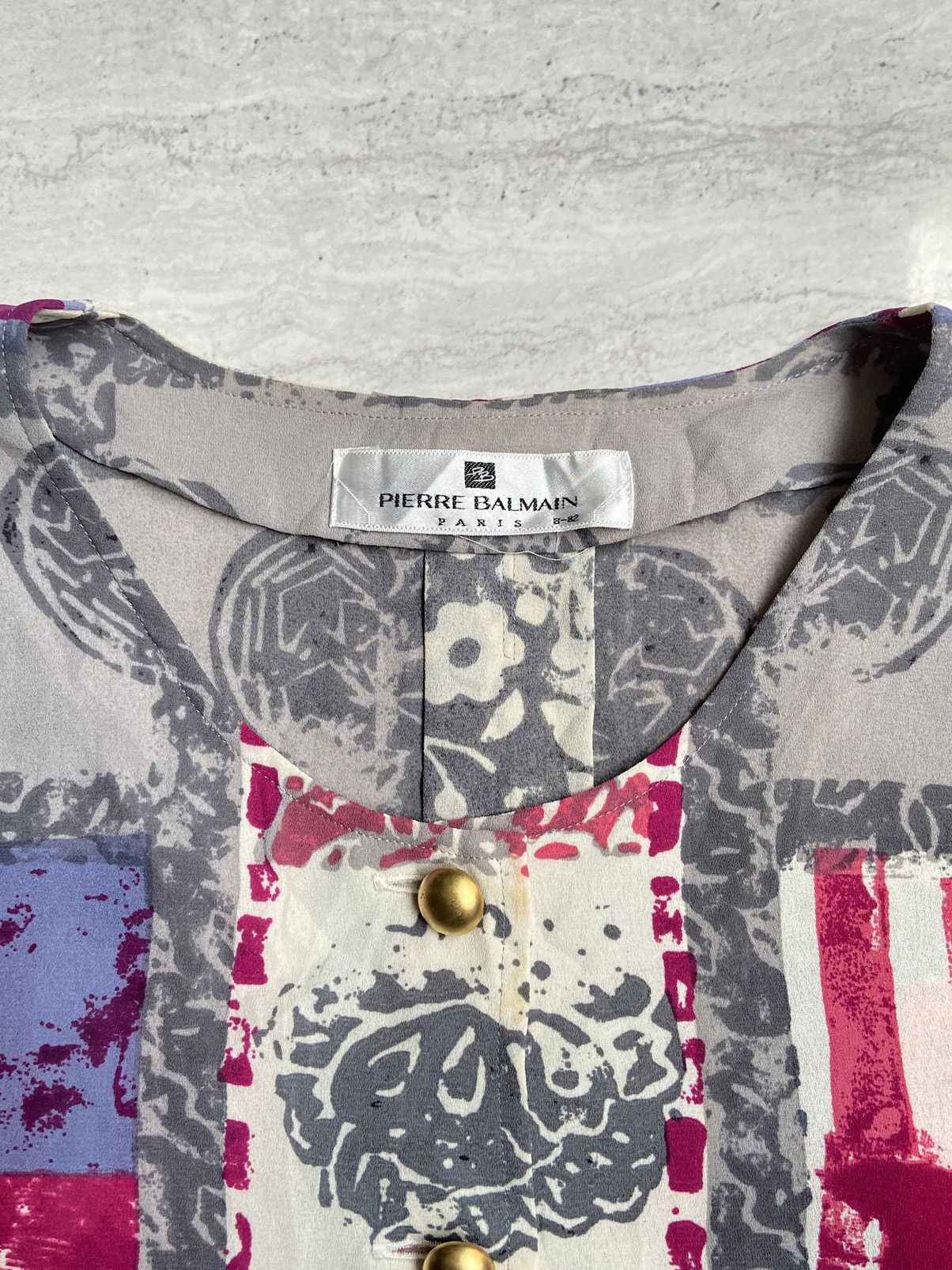 Pierre Balmain PIERRE BALMAIN PARIS Blouse Size S / US 4 / IT 40 - 5 Thumbnail