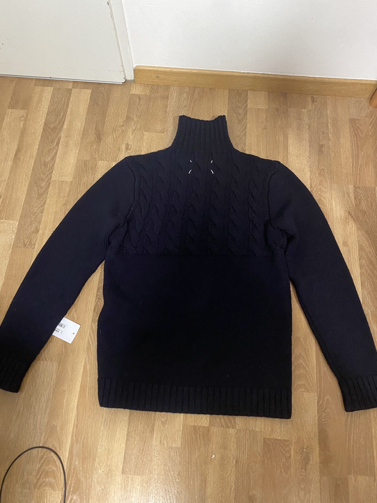 Maison Margiela Maison Margiela Men's Navy Knitsweater Size US S / EU 44-46 / 1 - 2 Thumbnail
