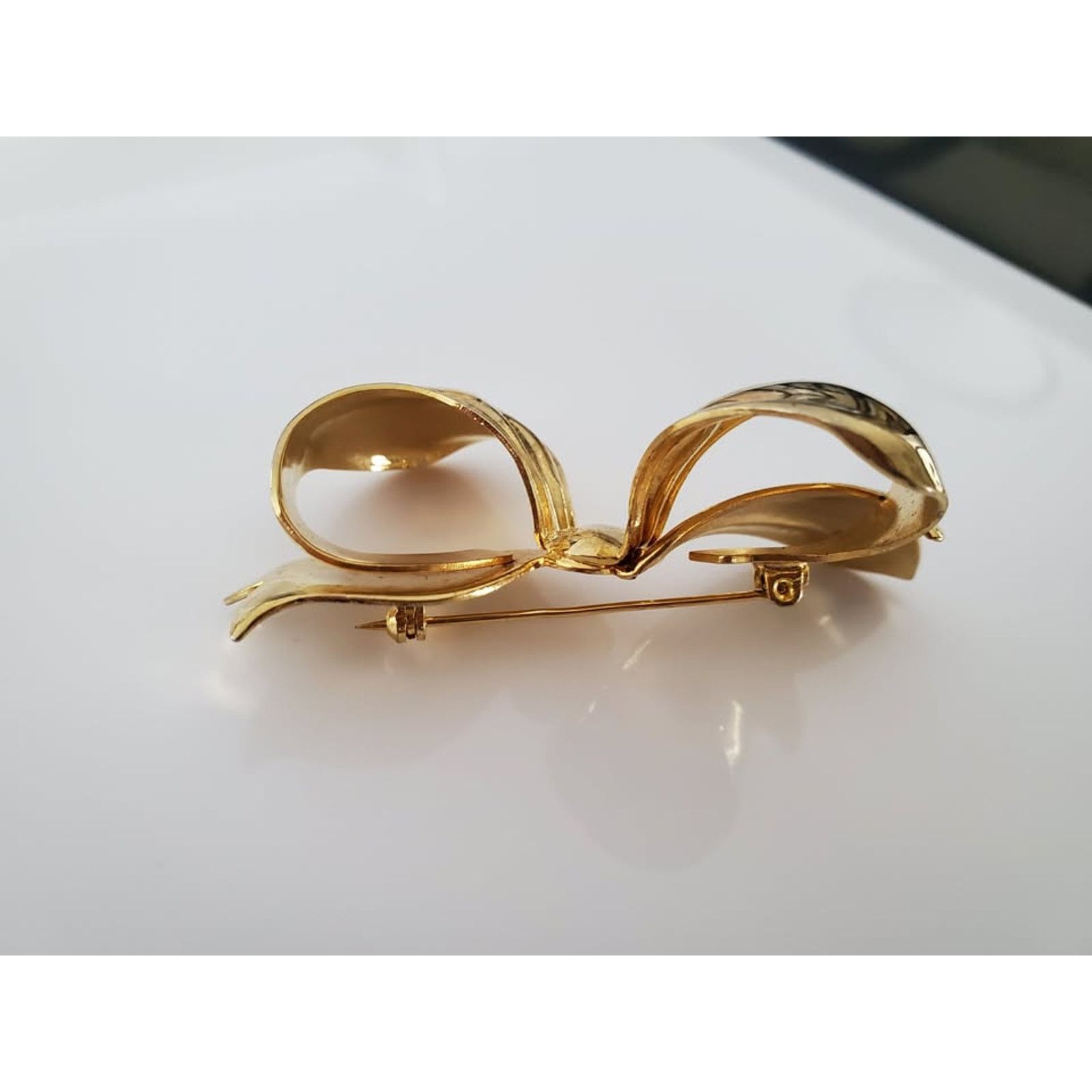 Other Vintage Gold Bow Tie Brooch Size ONE SIZE - 3 Thumbnail
