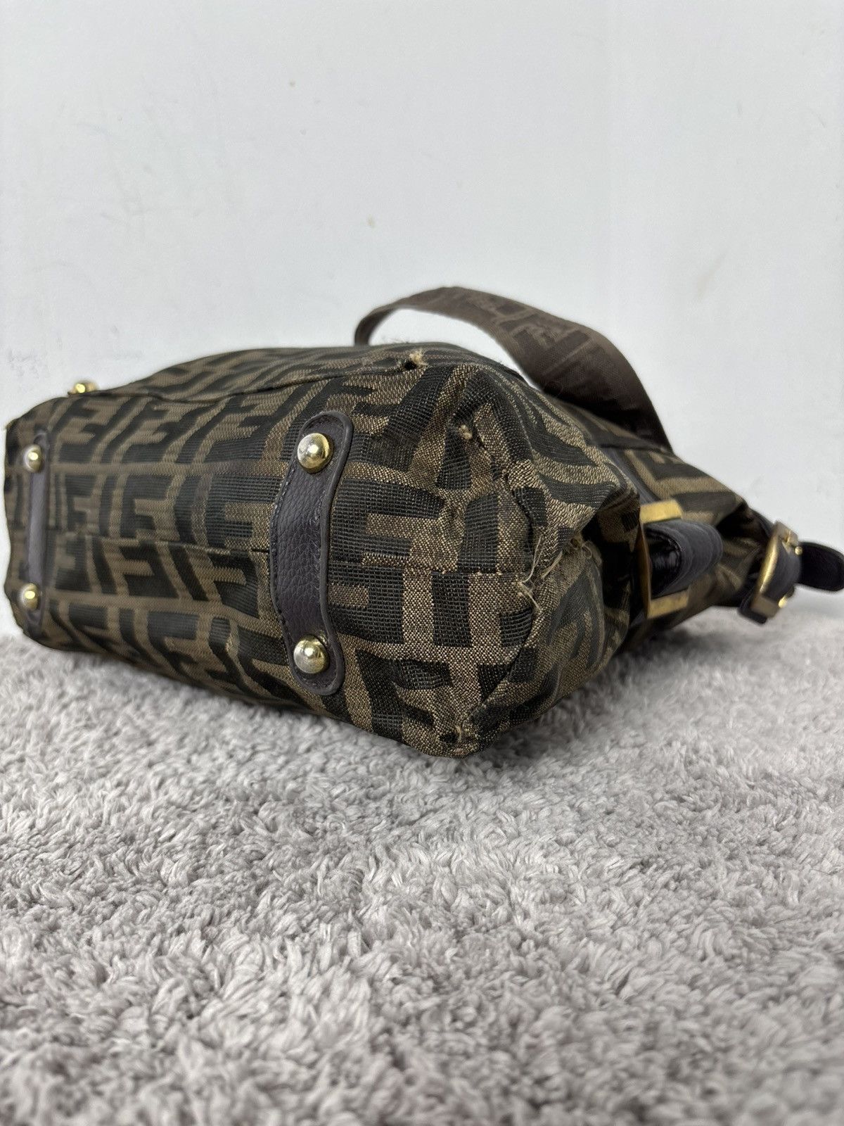 Fendi Fendi Hand Bag Zucca Monogram Vintage Very rare ❤️‍🔥 Size ONE SIZE - 13 Thumbnail