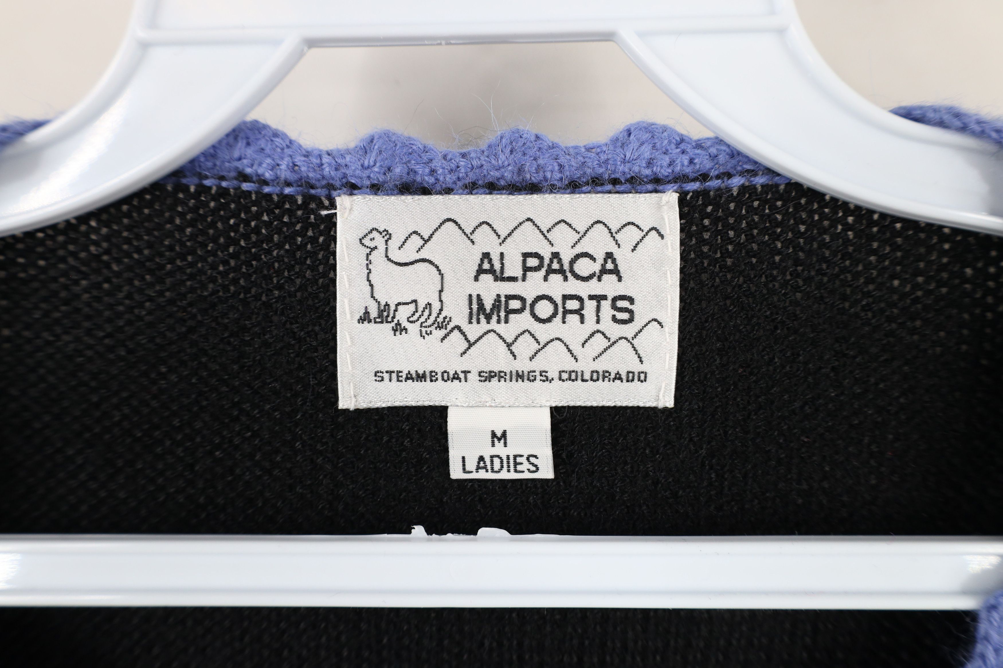 Vintage Vintage 90s Streetwear Alpaca Wool Blend Cardigan Sweater Size M / US 6-8 / IT 42-44 - 6 Thumbnail