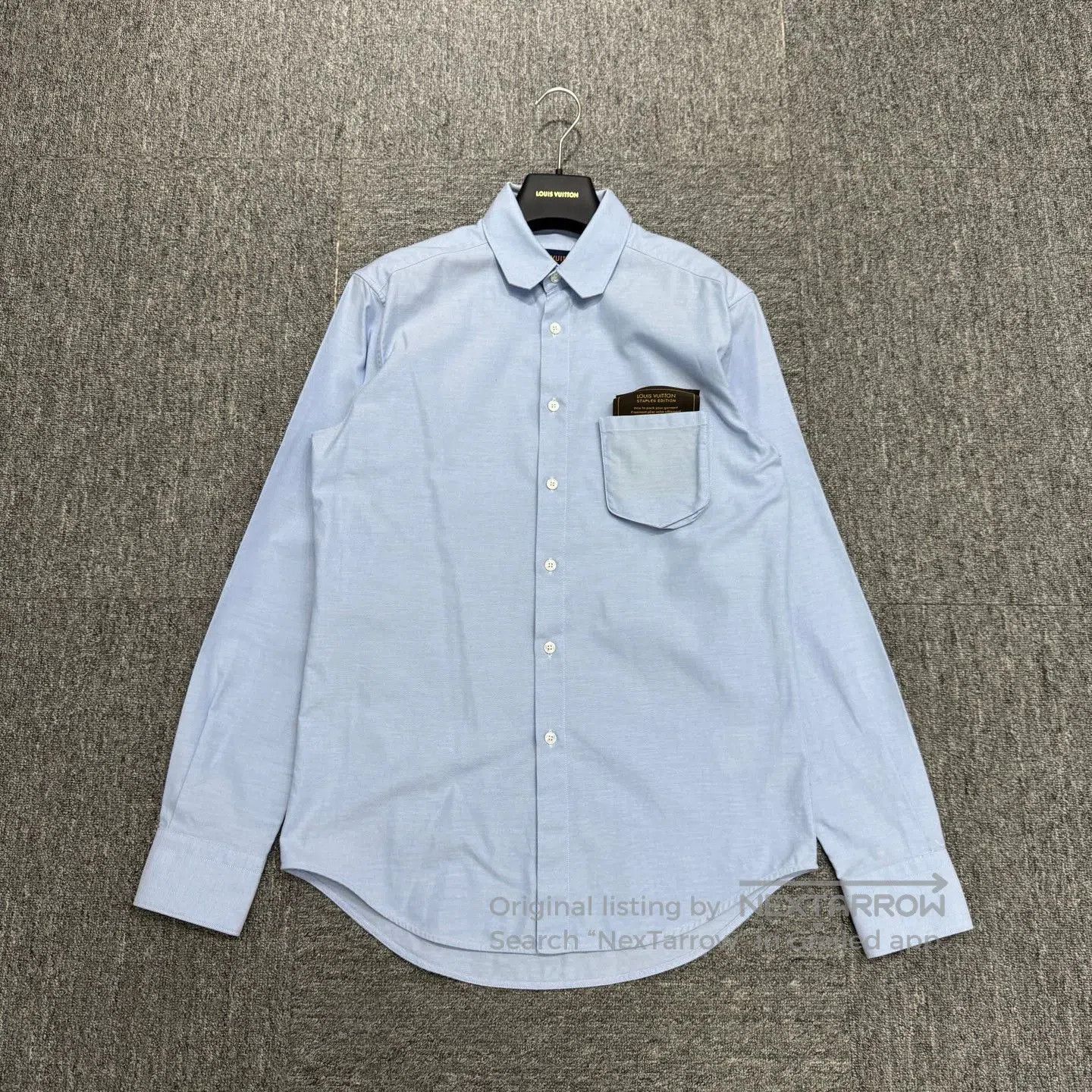 Blue Button-Up Shirt - XS.