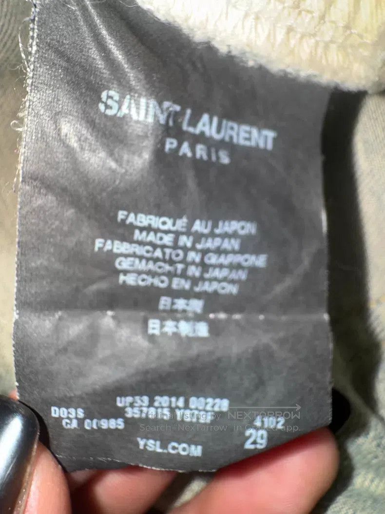 Saint Laurent Paris Saint Laurent Paris jeans Size US 29 - 7 Thumbnail