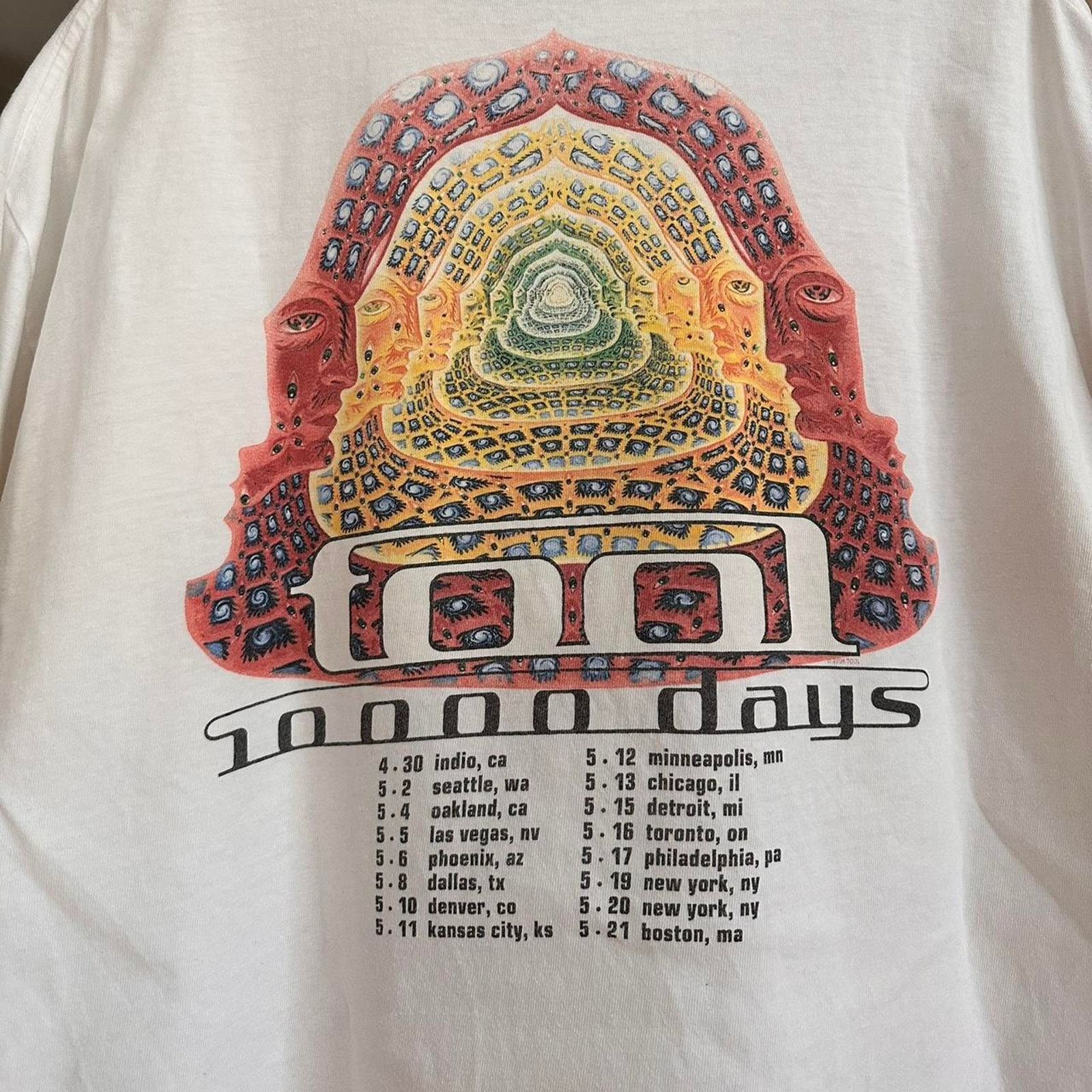 Band Tees × Vintage Vintage Tool Band Shirt Size US L / EU 52-54 / 3 - 7 Thumbnail