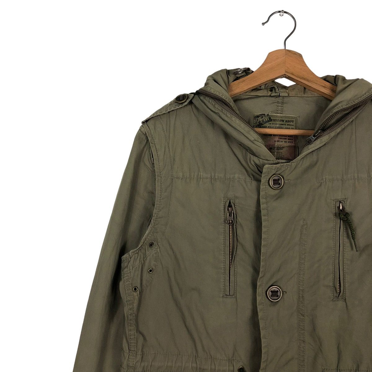 PPFM 🔥CROPPED BONDAGE PARACHUTE BIKER JACKET PPFM JAPAN Size US L / EU 52-54 / 3 - 9 Thumbnail