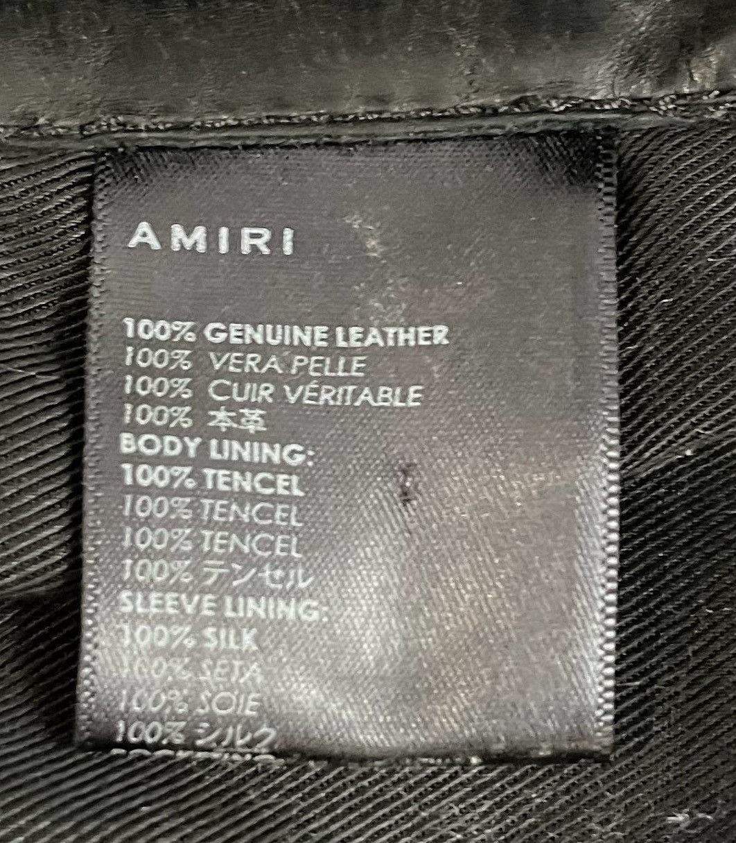 Amiri 💠Amiri💠 BIKER LEATHER JACKET Size US M / EU 48-50 / 2 - 4 Thumbnail