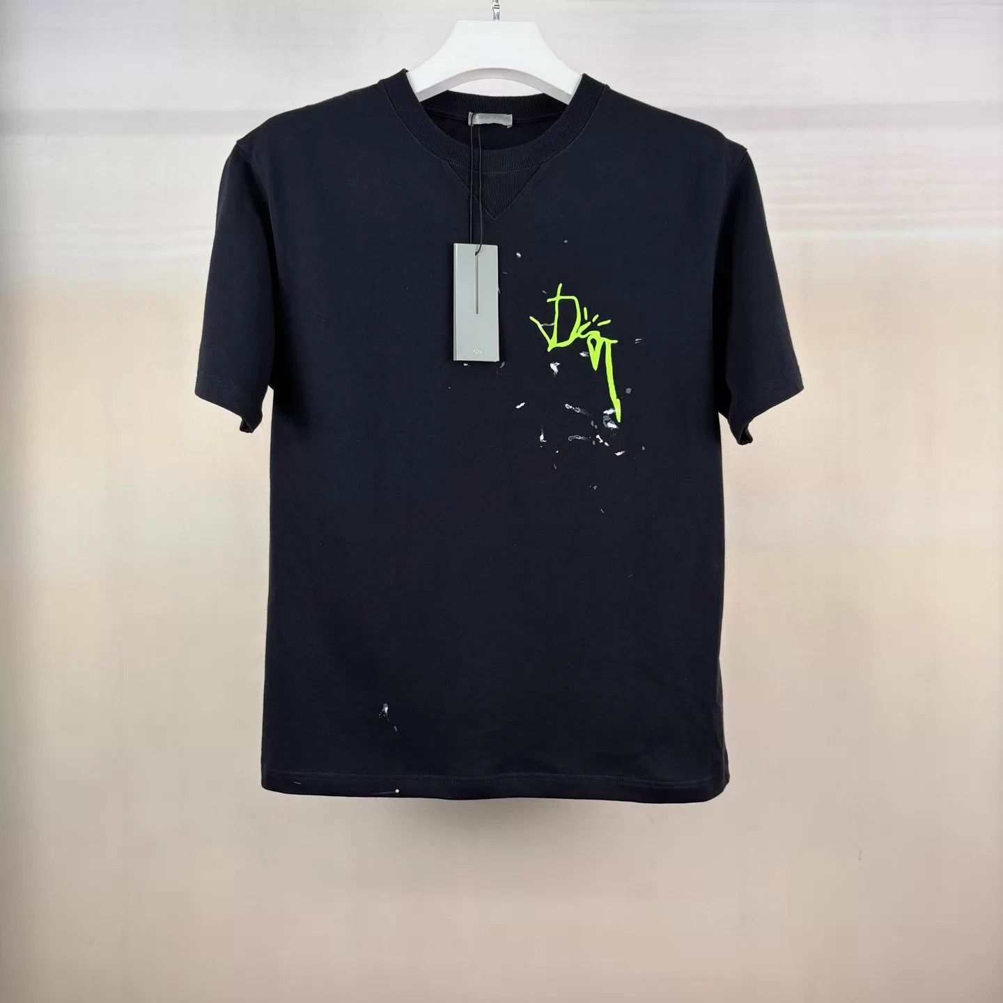 Dior Dior x TS Splat Embroidered Logo S/S Tee - S - New Size US S / EU 44-46 / 1 - 1 Thumbnail