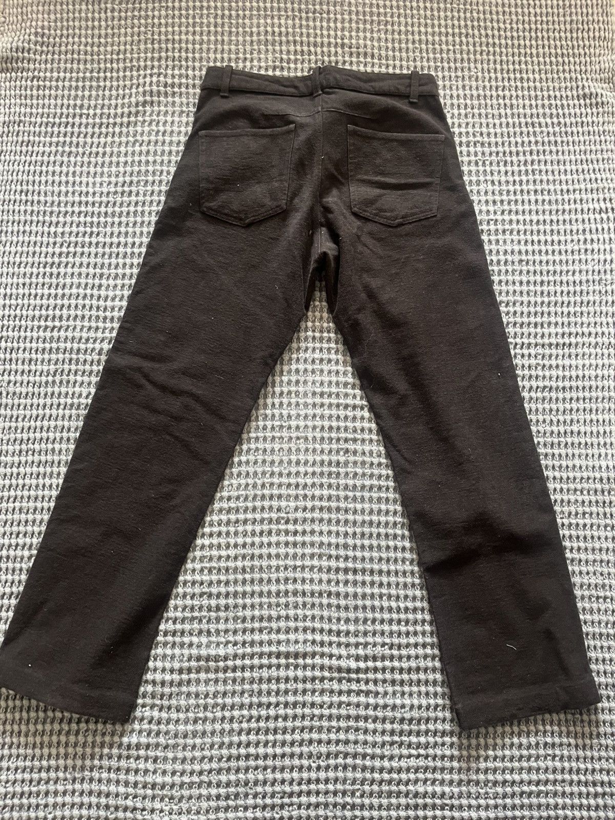 Issey Miyake Issey Miyake Raw Edge 2007 Relaxed Wool Pants Size US 32 / EU 48 - 5 Thumbnail