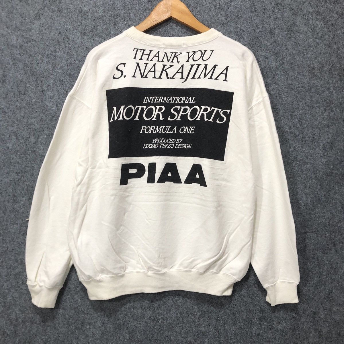 Vintage Vintage PIAA Formula One Motor Sports Sweatshirt Size US L / EU 52-54 / 3 - 1 Thumbnail
