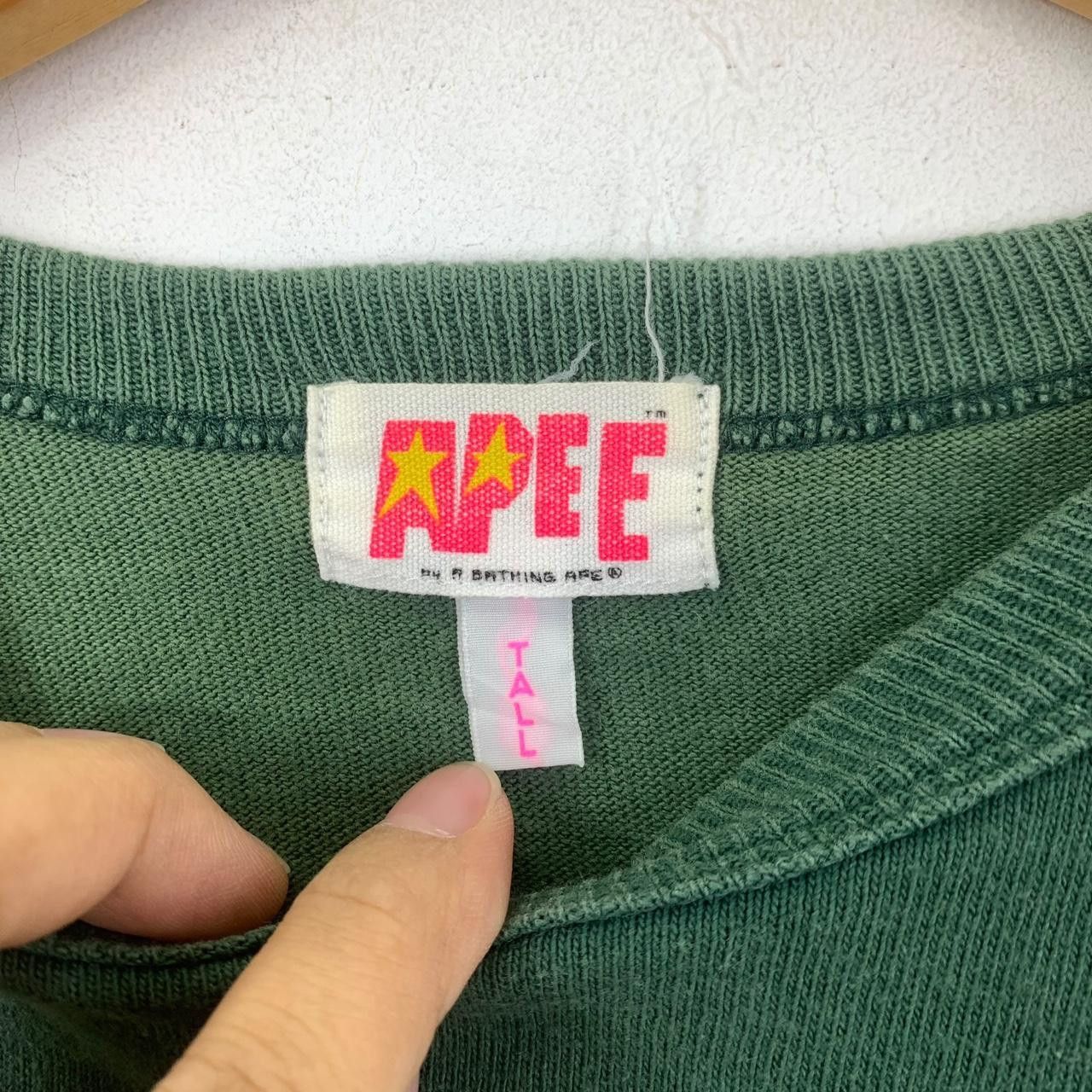 Vintage Vintage BAPE NIGO ERA Apee Bathing Ape Tee Shirt Size S / US 4 / IT 40 - 3 Thumbnail