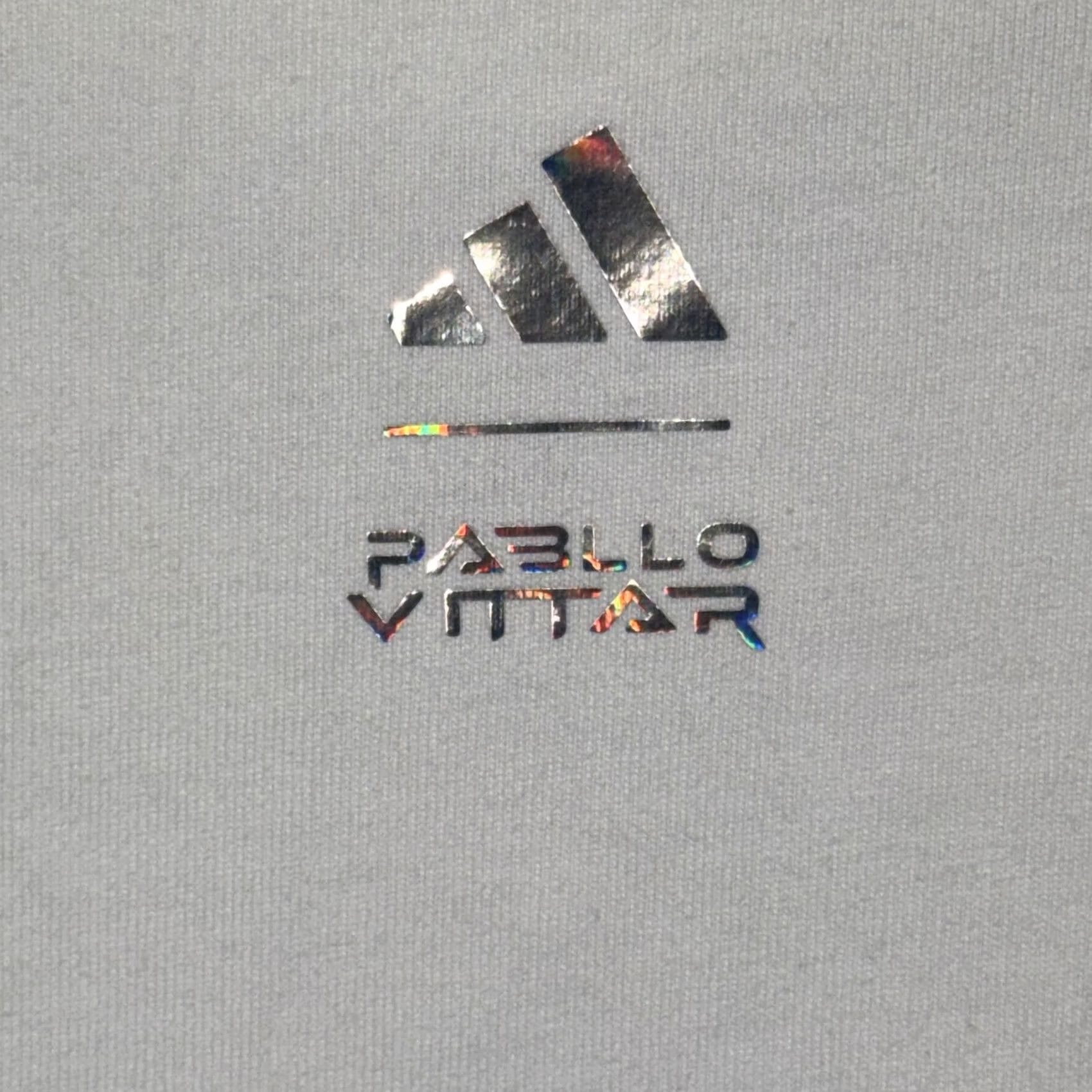 Adidas Adidas Tank Top Mens M White Mock Neck Love Unites Pabllo Vittar Graphic Print Sleeveless Shirt Size US M / EU 48-50 / 2 - 6 Thumbnail