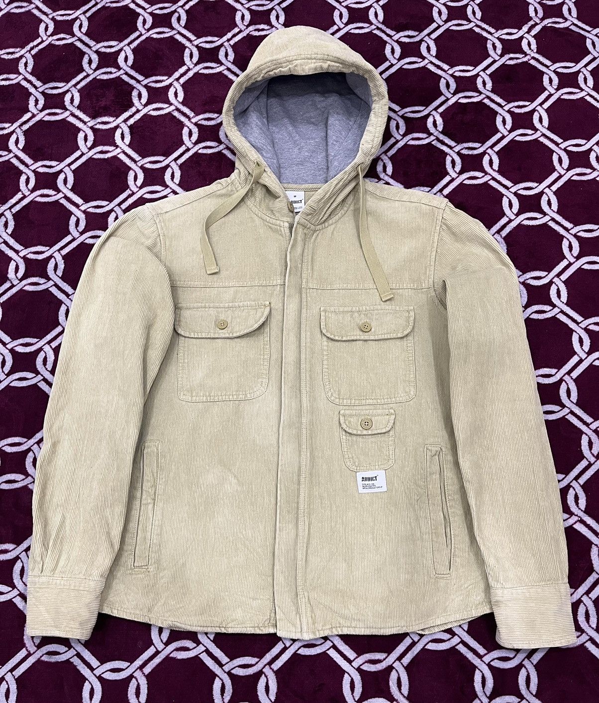 ADDICT Addict Clothing Corduroy Hooded Jacket Size US M / EU 48-50 / 2 - 1 Thumbnail