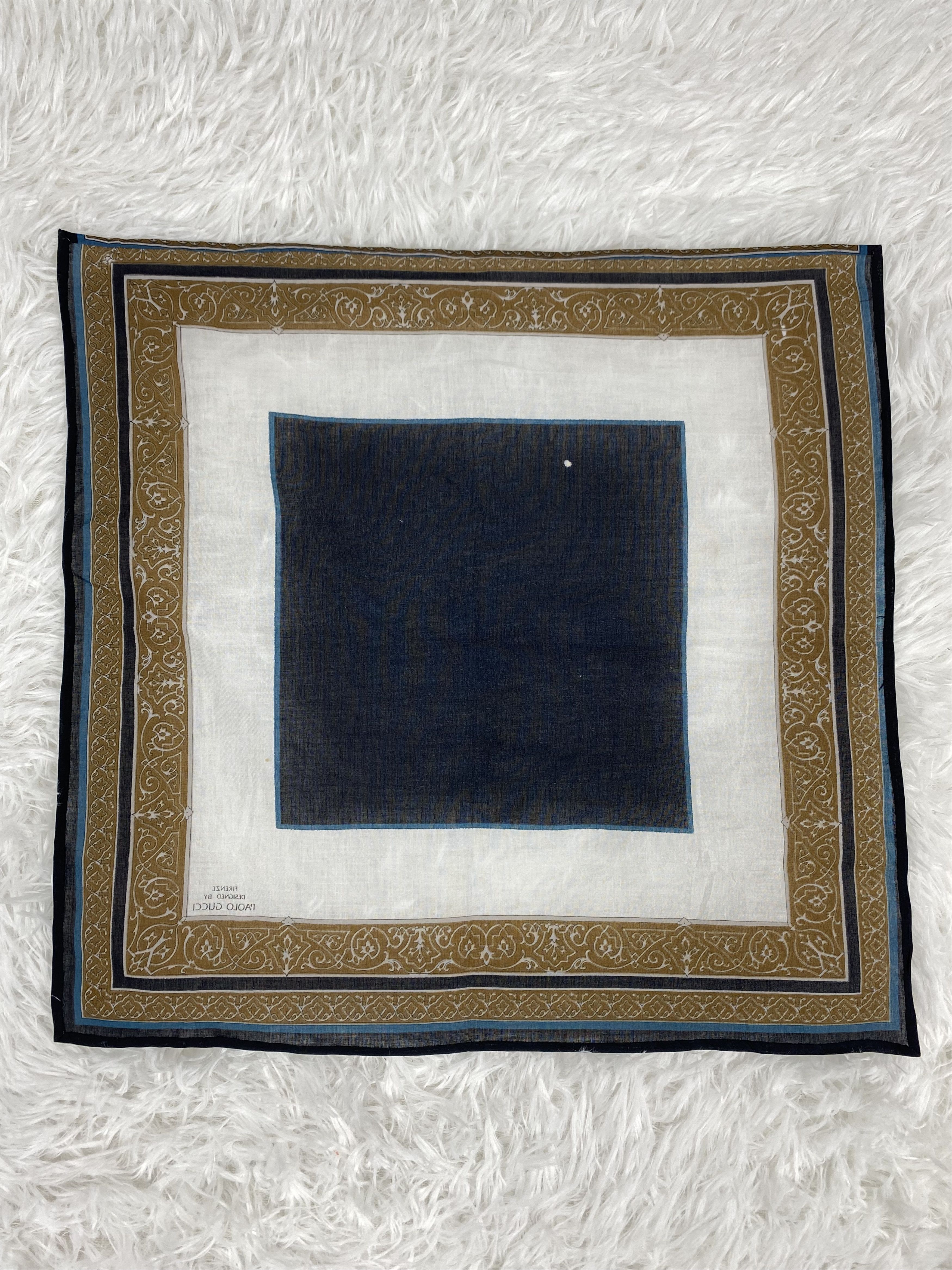 Paolo Gucci × Vintage Vintage Paolo Gucci Handkerchief Neckerchief PH0173 Size ONE SIZE - 4 Thumbnail