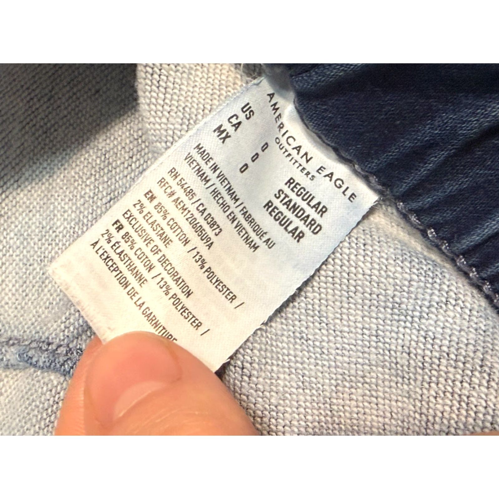 American Eagle Outfitters American Eagle Outfitters Jeans Women's 0 Blue Denim Jogger Drawstring Cuffed Pocket 5-Pocket Design Skinny Style Regular Size 25" / US 0 / IT 36 - 6 Thumbnail