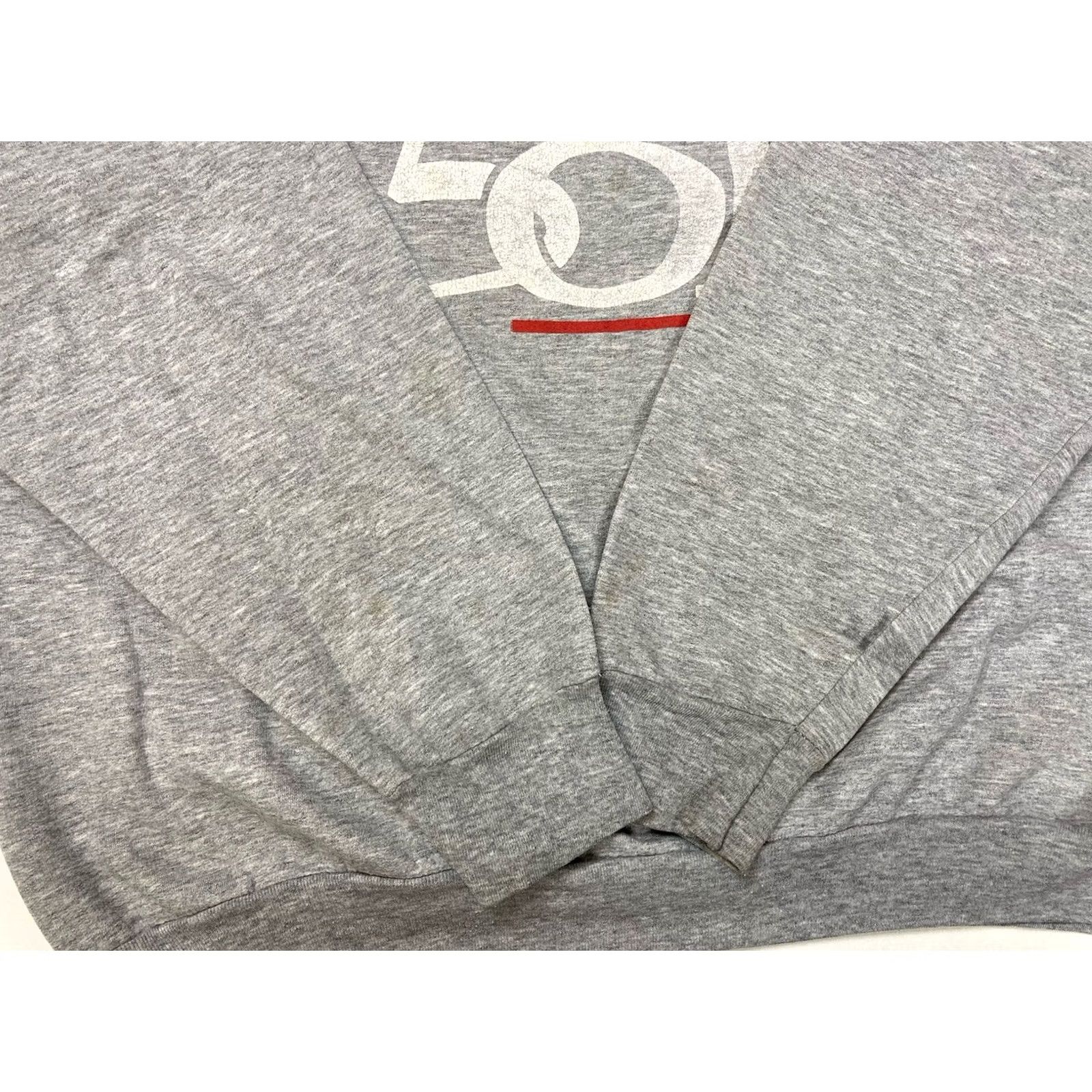 Levi's VINTAGE Levi's 501 Graphic Crewneck Sweatshirt Men XL Gray 90s Size US XL / EU 56 / 4 - 3 Thumbnail