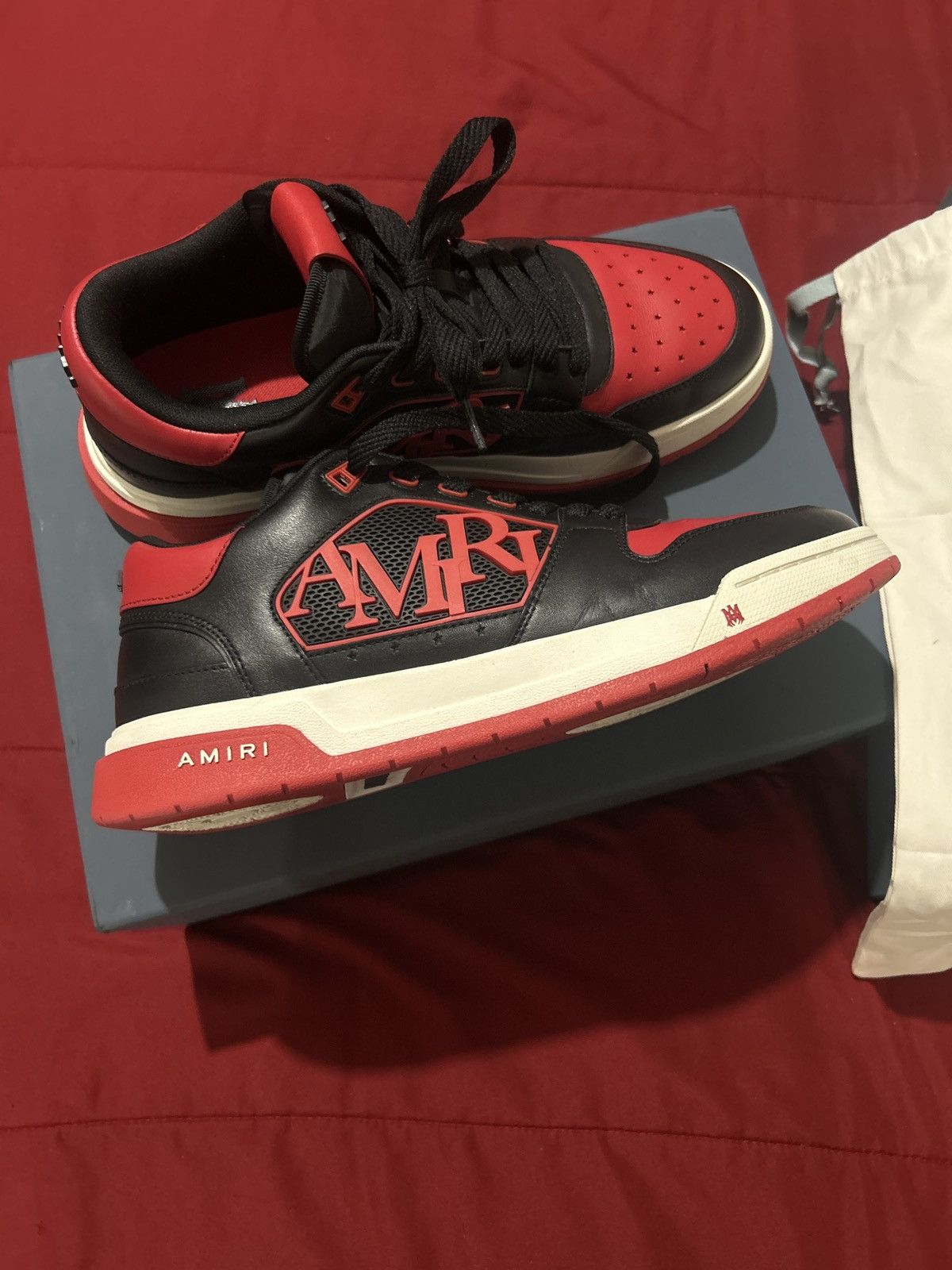 Amiri Amiri Classic Low True Red Size US 11 / EU 44 - 1 Thumbnail