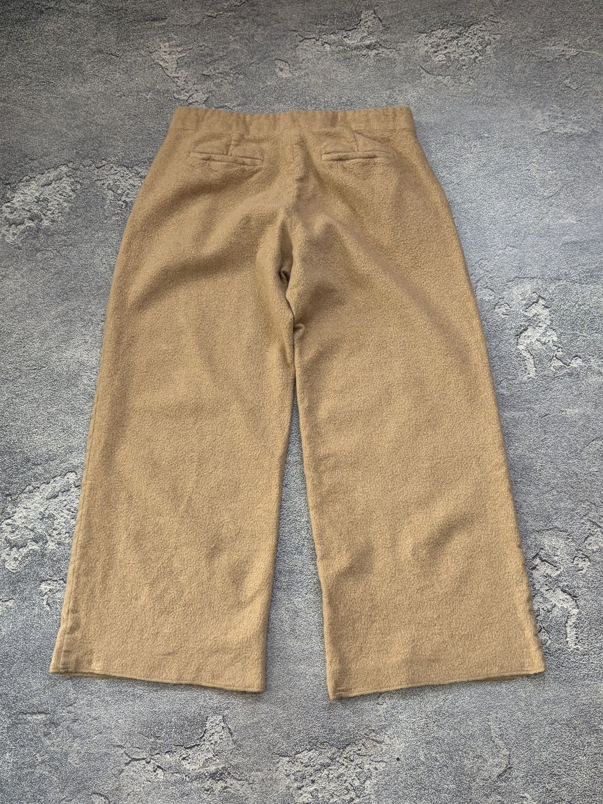 Max Mara Max Mara Cashmere Camel Wool Wide Leg Trousers IT 40 Italy Size 27" / US 4 / IT 40 - 2 Thumbnail
