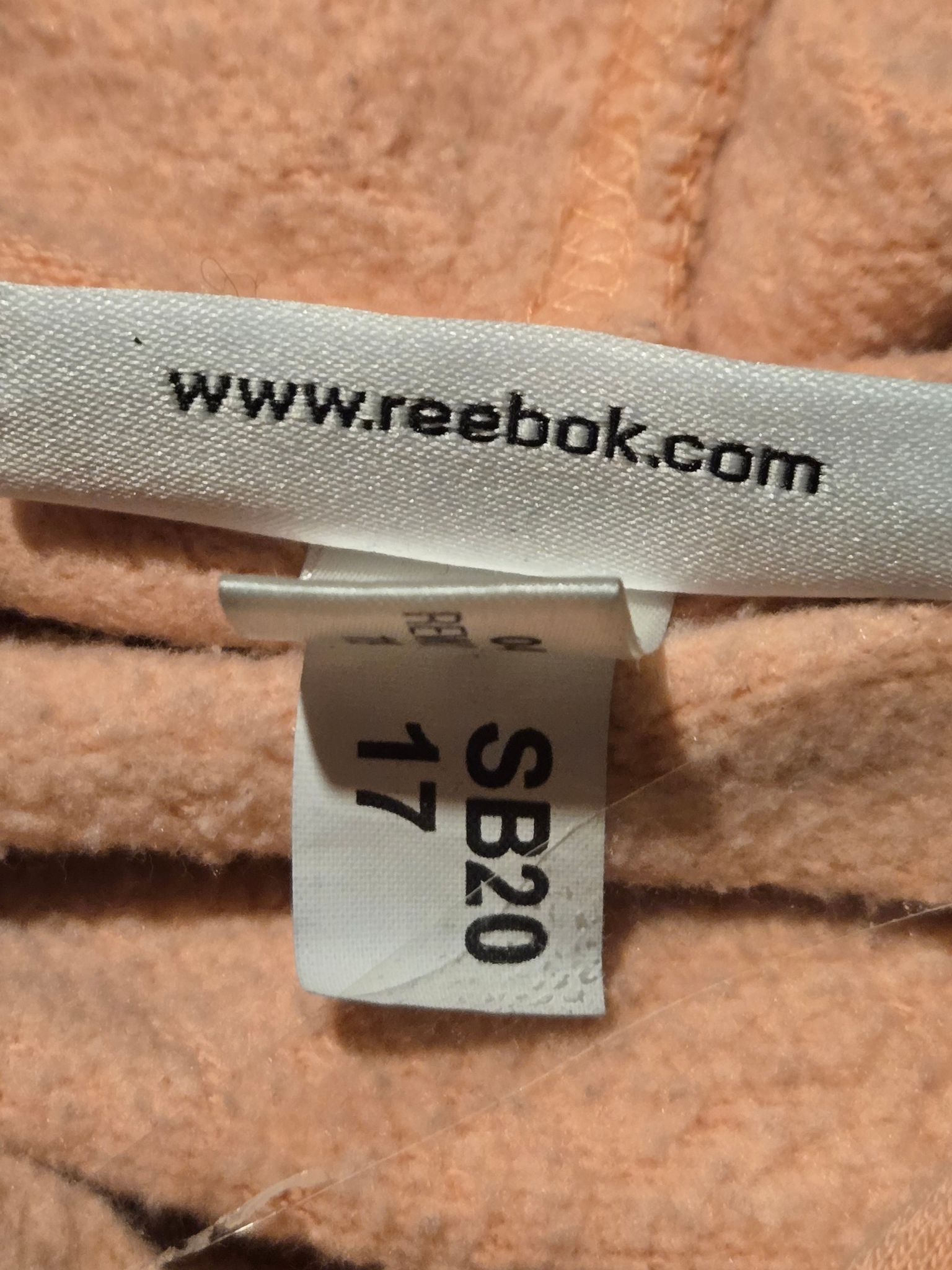 Reebok Reebok Hoodie Unisex L(17) Pink Pullover Fleece Lined Logo Size US L / EU 52-54 / 3 - 2 Thumbnail