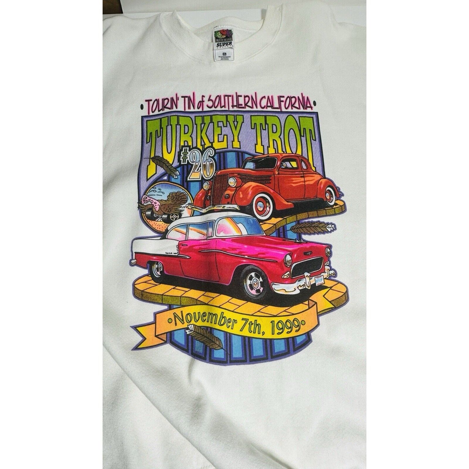 Fruit Of The Loom Vintage 90s Hot Rod Racing Crewneck Sweatshirt Mens XL Size US XL / EU 56 / 4 - 2 Thumbnail