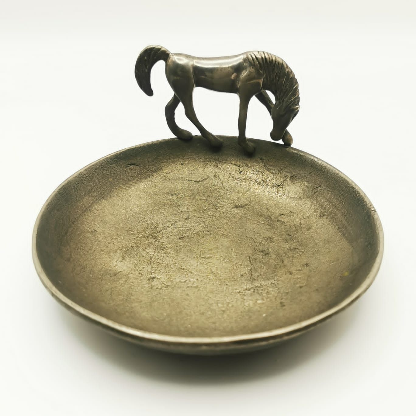 40s Vintage Ashtray Handmade Limited Quantity Metal 420g
