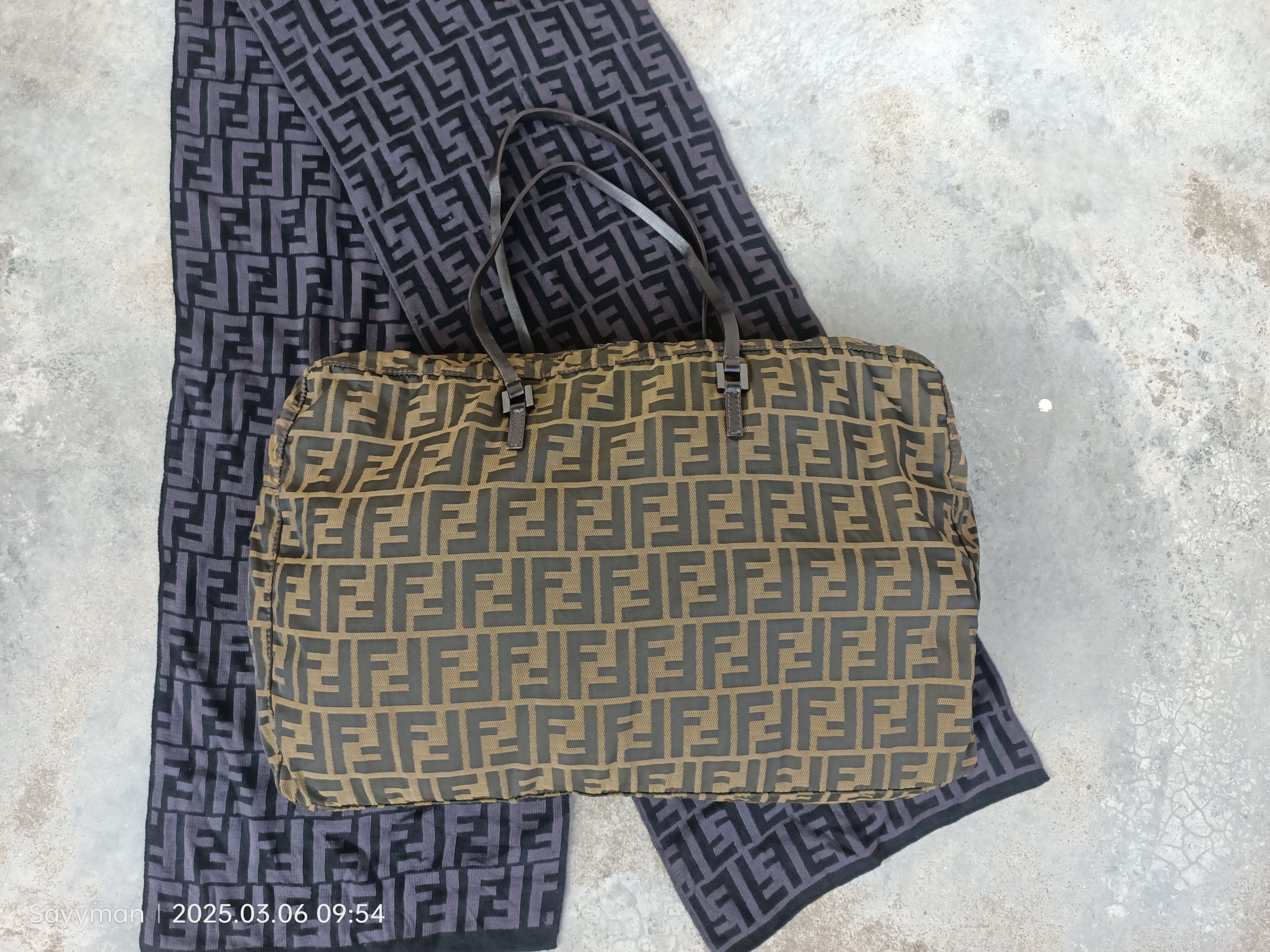 Fendi FENDI Monogram Zucca Baguette bag Size ONE SIZE - 3 Thumbnail