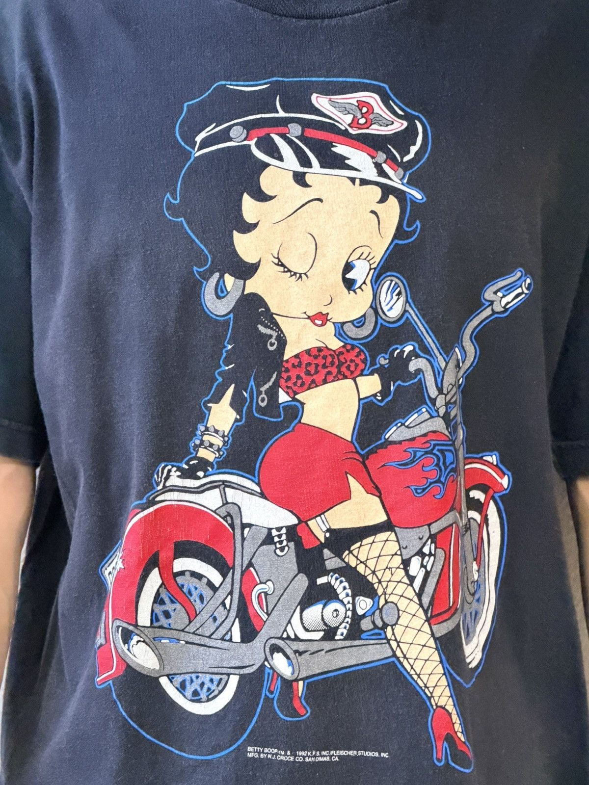 Vintage Vintage black betty boo tee Size US L / EU 52-54 / 3 - 2 Thumbnail