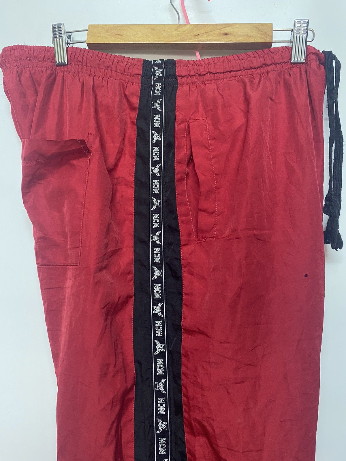 MCM Vintage MCM Sidetape Logo Track Pant Size US 32 / EU 48 - 11 Thumbnail