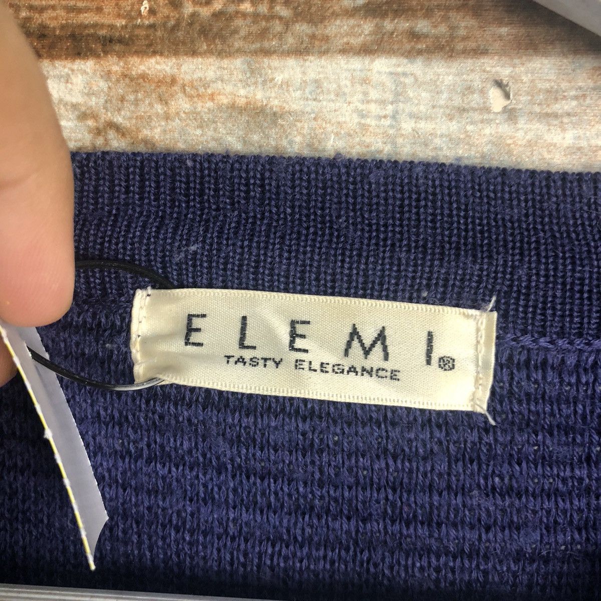 Homespun Knitwear × Japanese Brand Elemi Purple stripe cardigan Knitwear #A2270 Size M / US 6-8 / IT 42-44 - 12 Thumbnail
