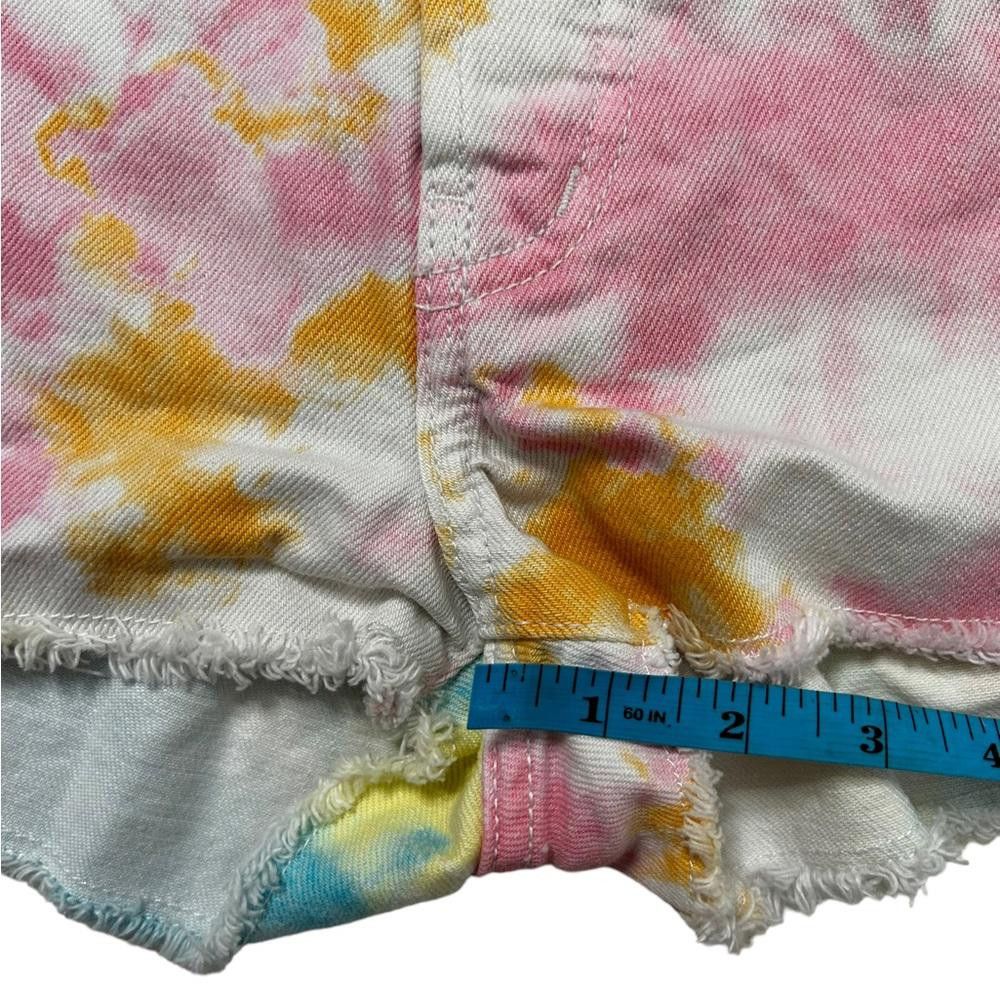 Old Navy High Rise Tie Dyed Denim Shorts Size 0 Size 25" / US 0 / IT 36 - 6 Thumbnail